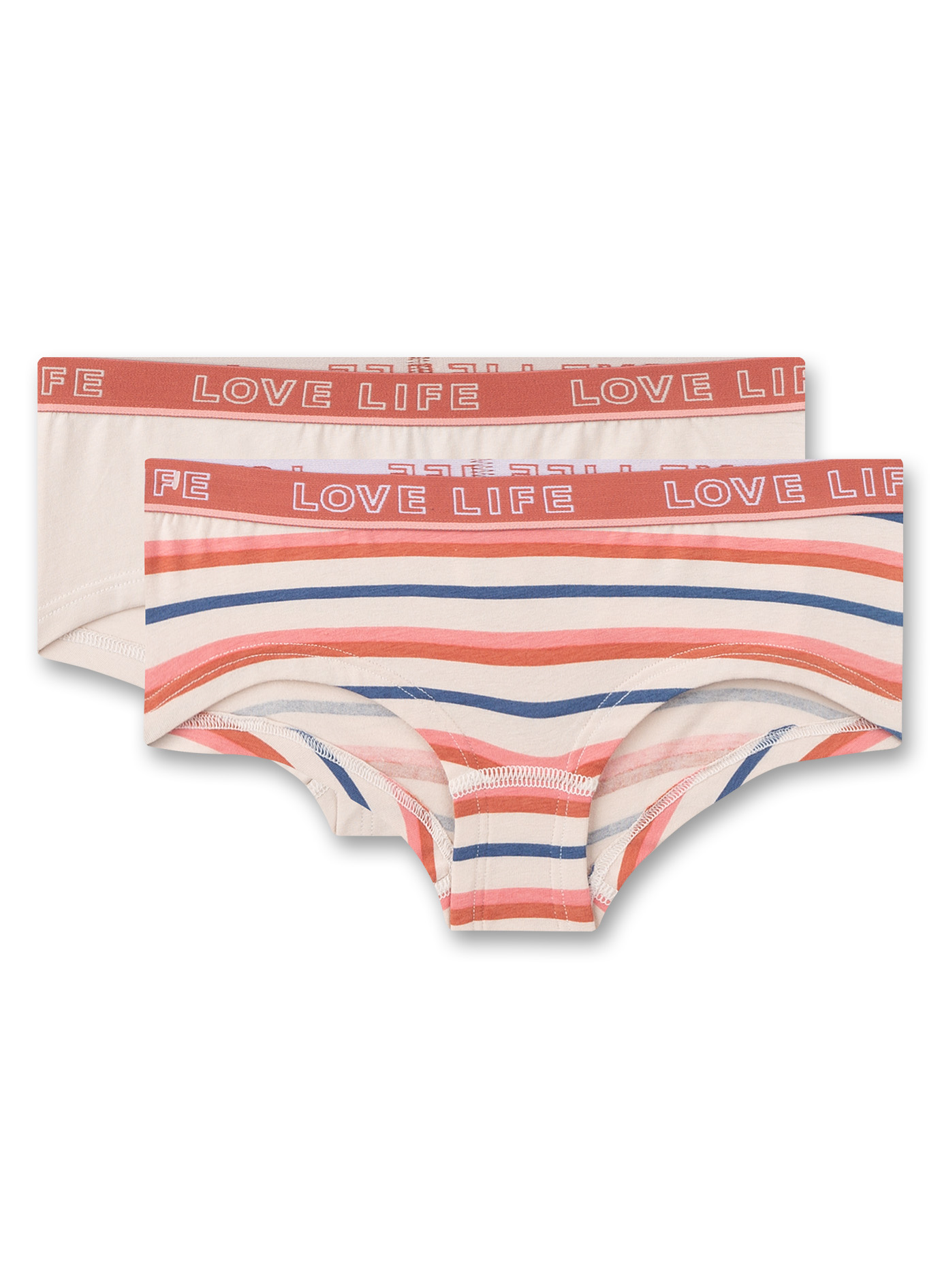 Mädchen-Panty (Doppelpack) Bunt