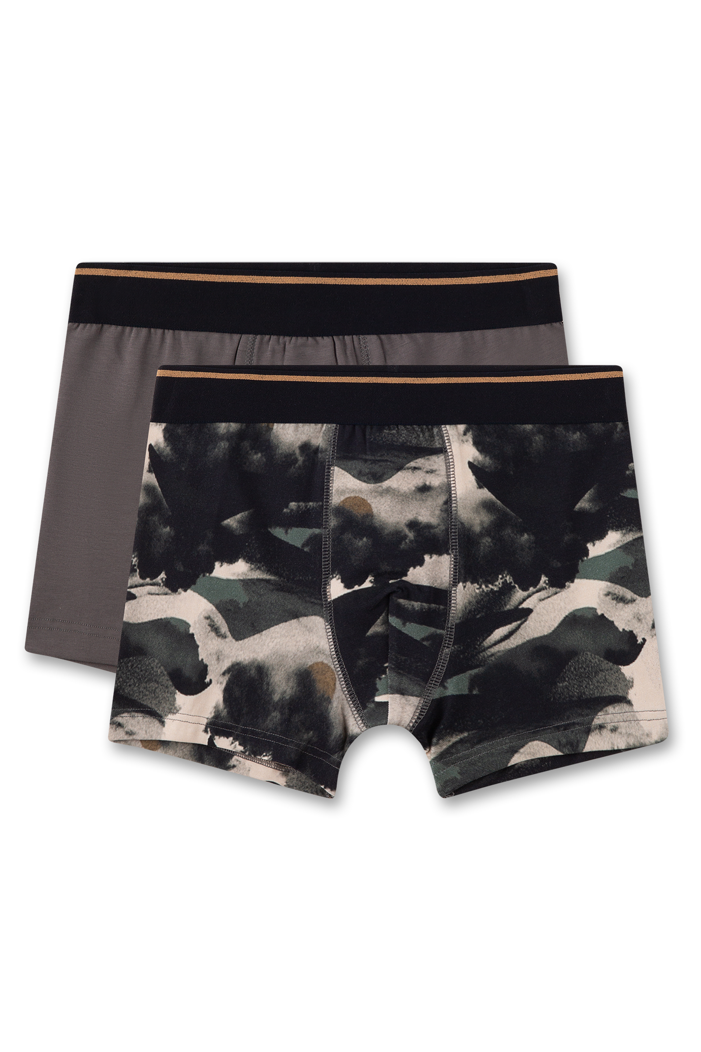 Jungen-Hipshorts (Doppelpack) grau