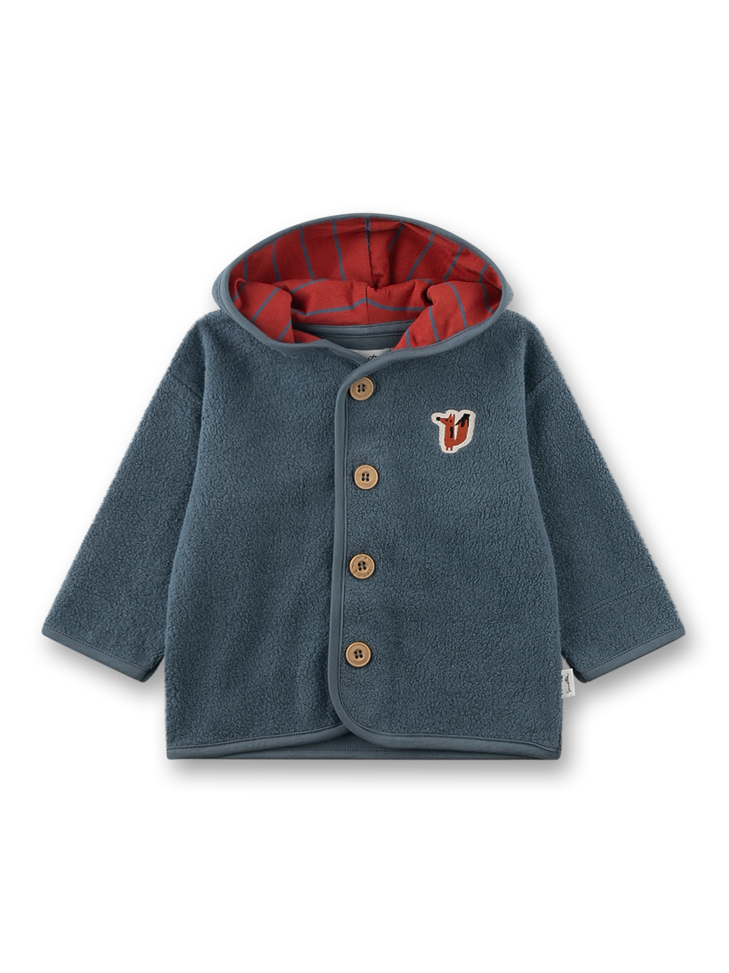 Jungen-Jacke blau aus Teddy-Qualität