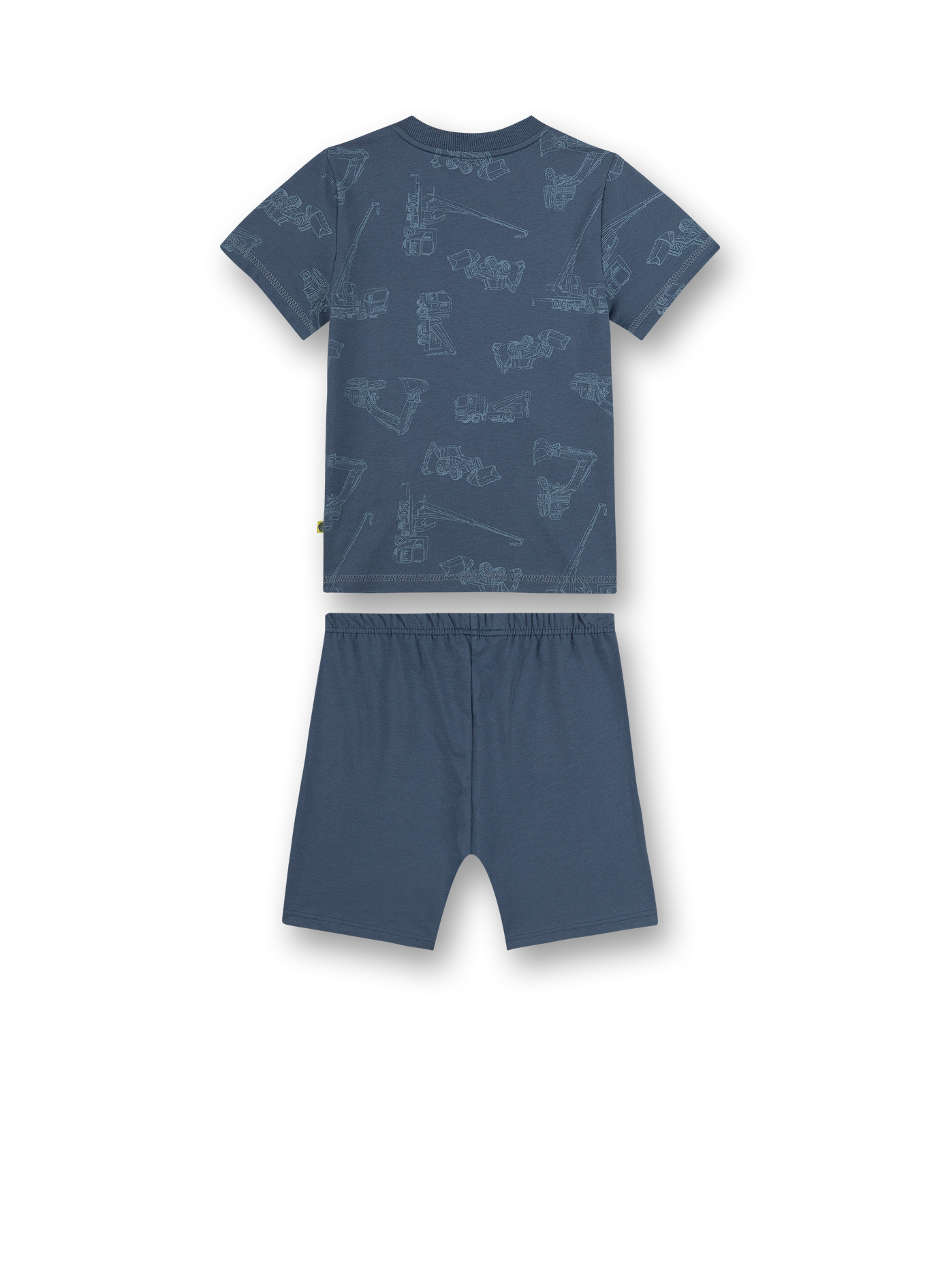Jungen-Schlafanzug kurz Blau Building
