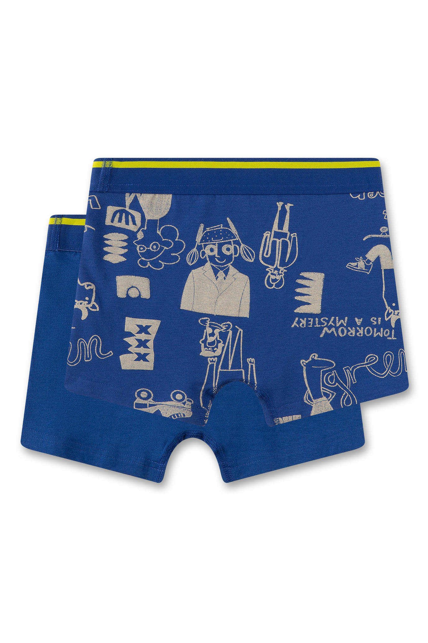 Jungen-Hipshorts (Doppelpack) blau