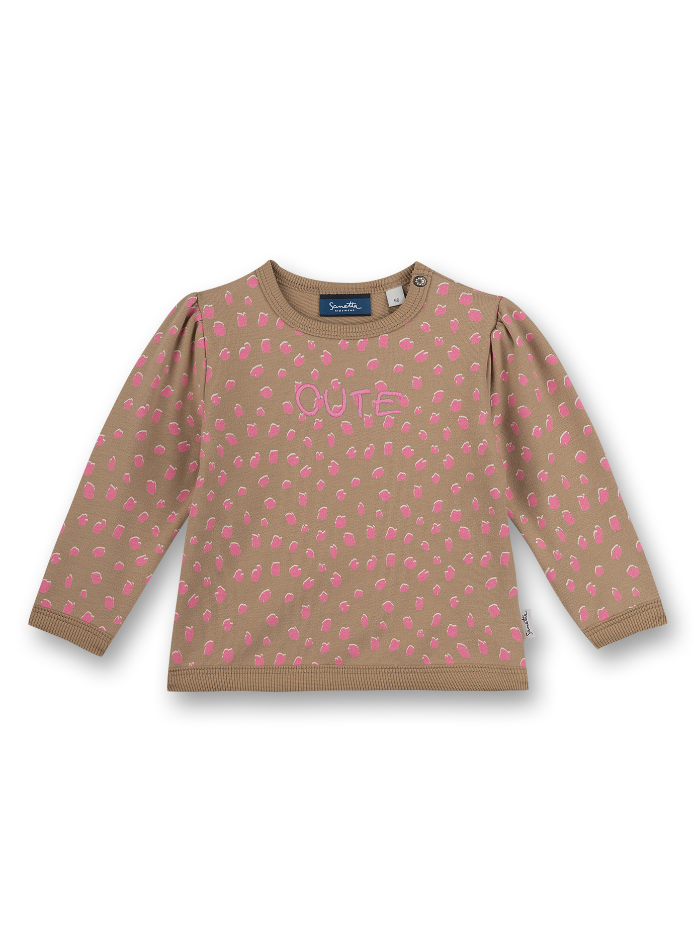 Mädchen-Sweatshirt Beige Lovely Leo