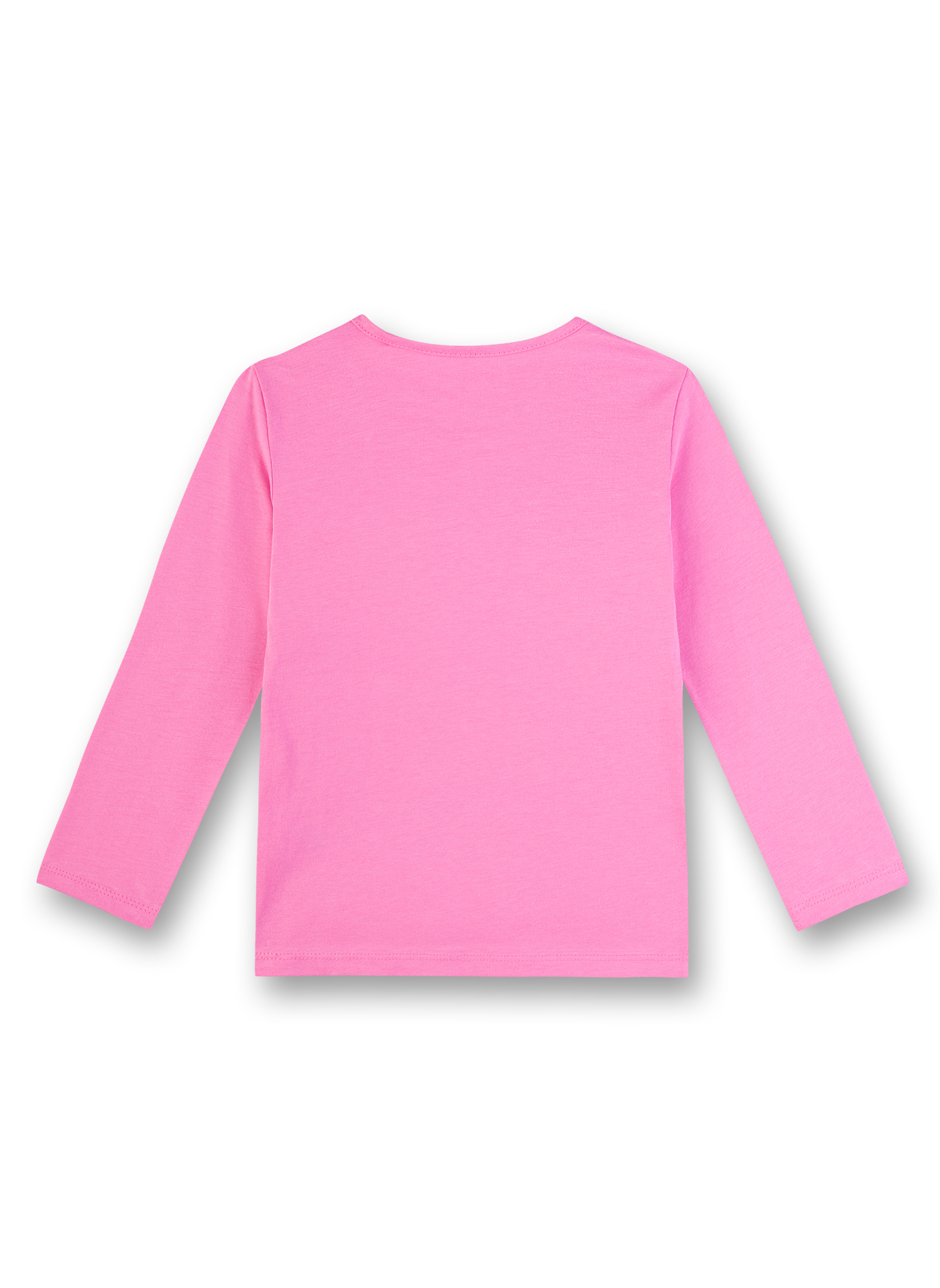 Mädchen-Shirt langarm Pink Wild Cat