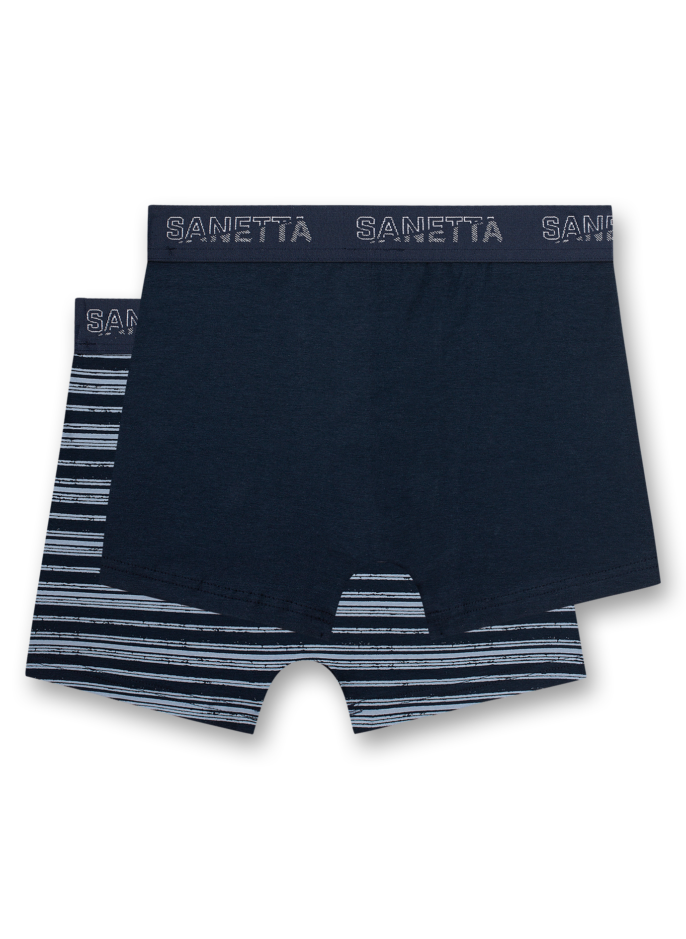 Jungen-Shorts (Doppelpack) Blau und Dunkelblau Biker Boy