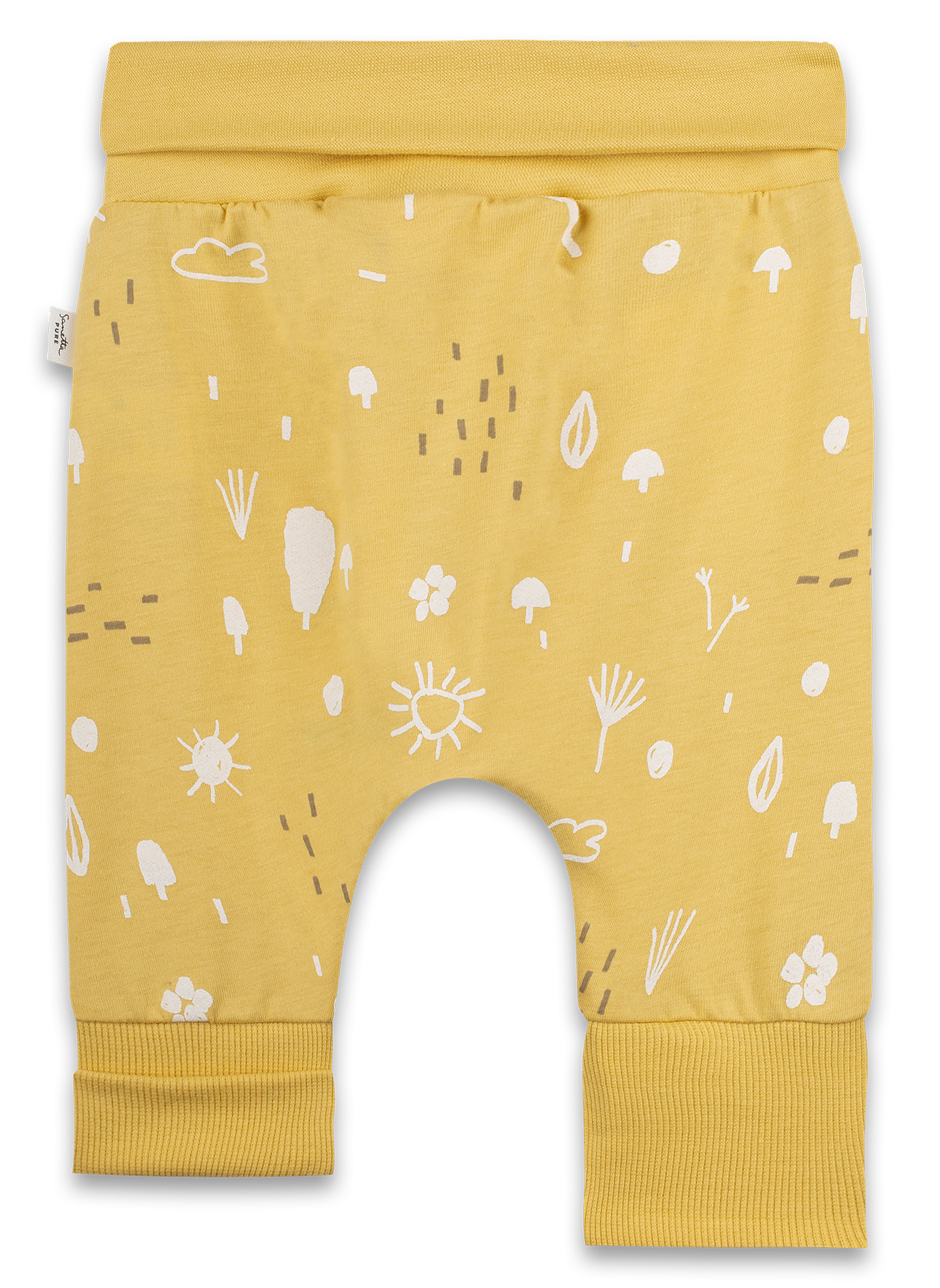 Mädchen-Hose Gelb