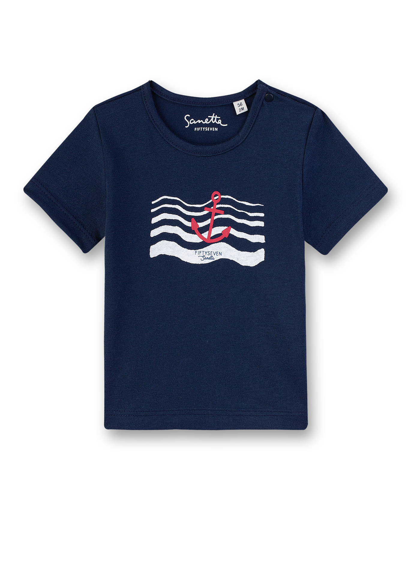 Jungen T-Shirt dunkelblau Small Sailor