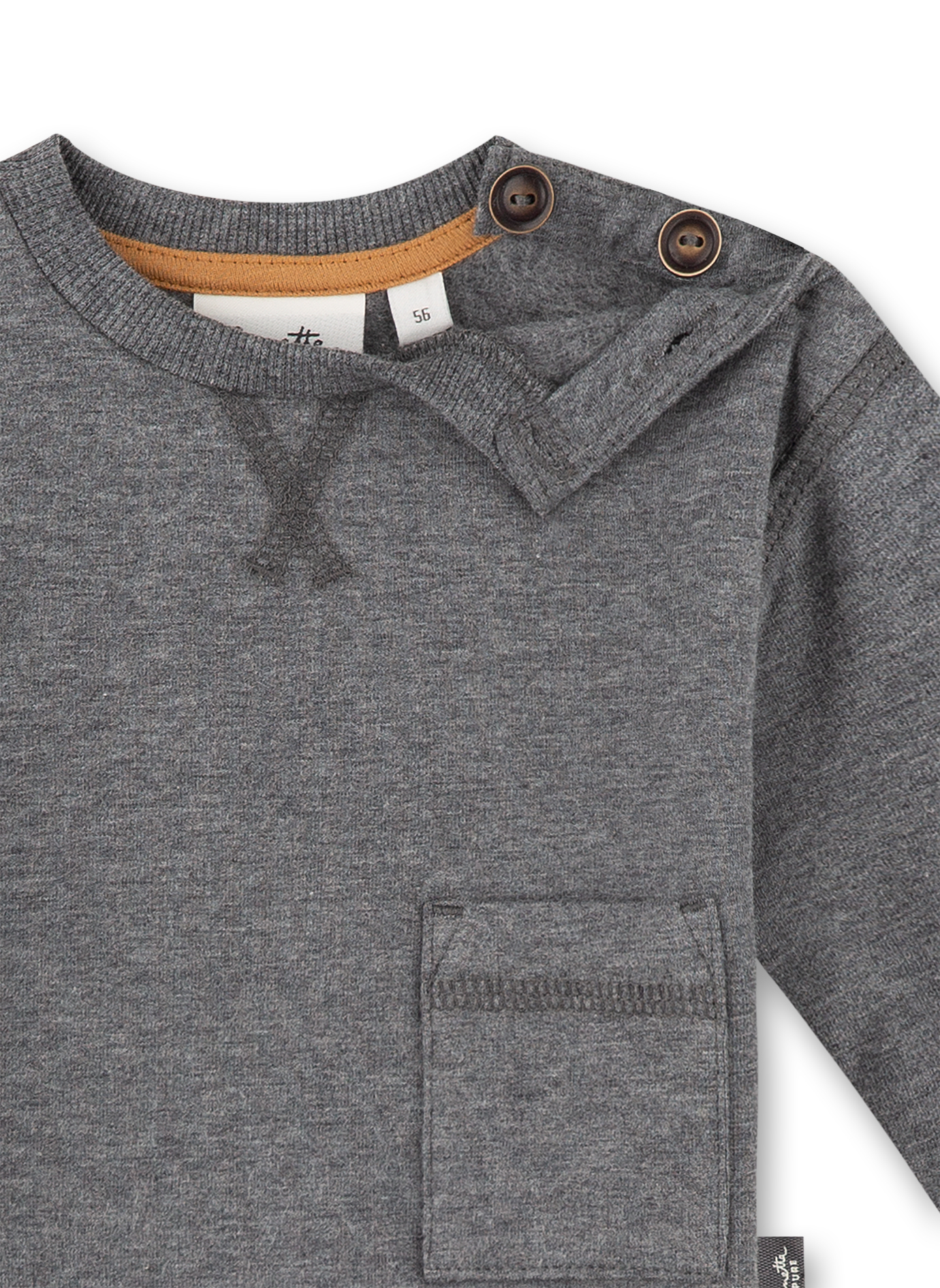 Jungen-Sweatshirt Anthrazit