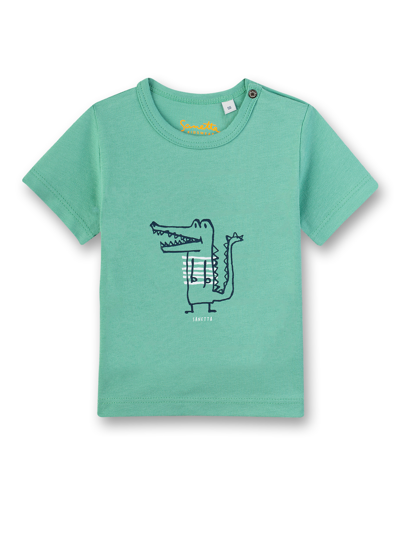 Jungen T-Shirt Grün Croco and Friends