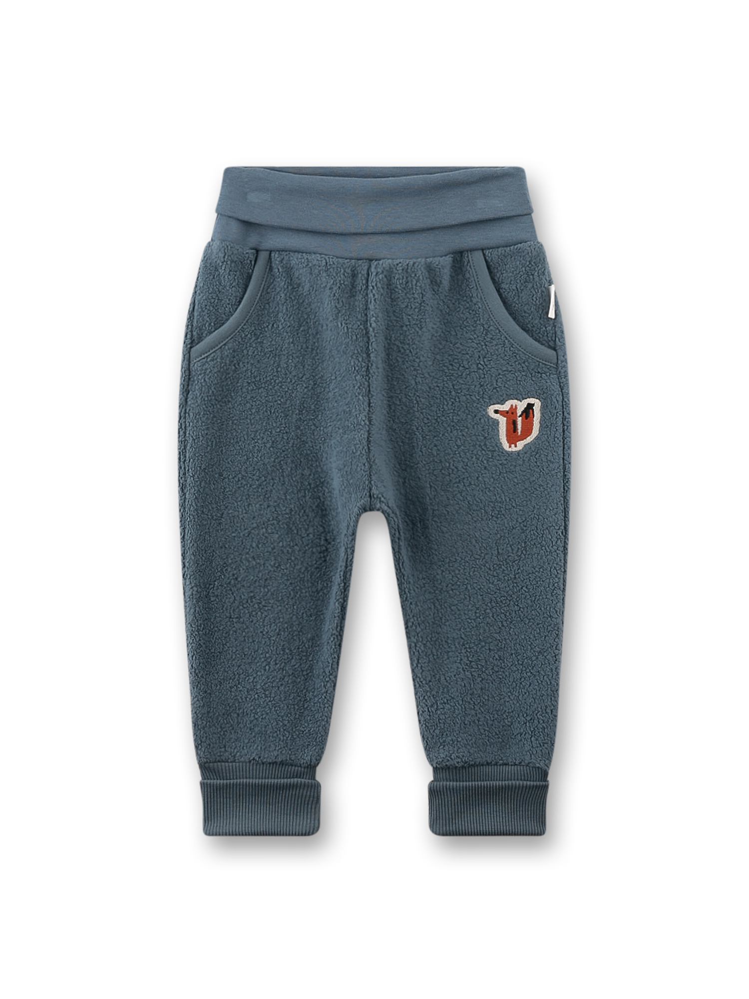 Baby-Hose blau Fuchs aus Teddy-Qualität