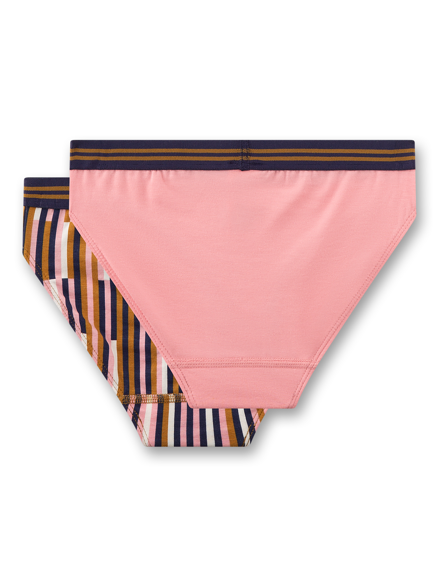 Schwimmshirt?, pinkes Bikinihöschen, gestreifter Rücken?, Kinder-Schwimmbekleidung, two-tone-Gürtelband