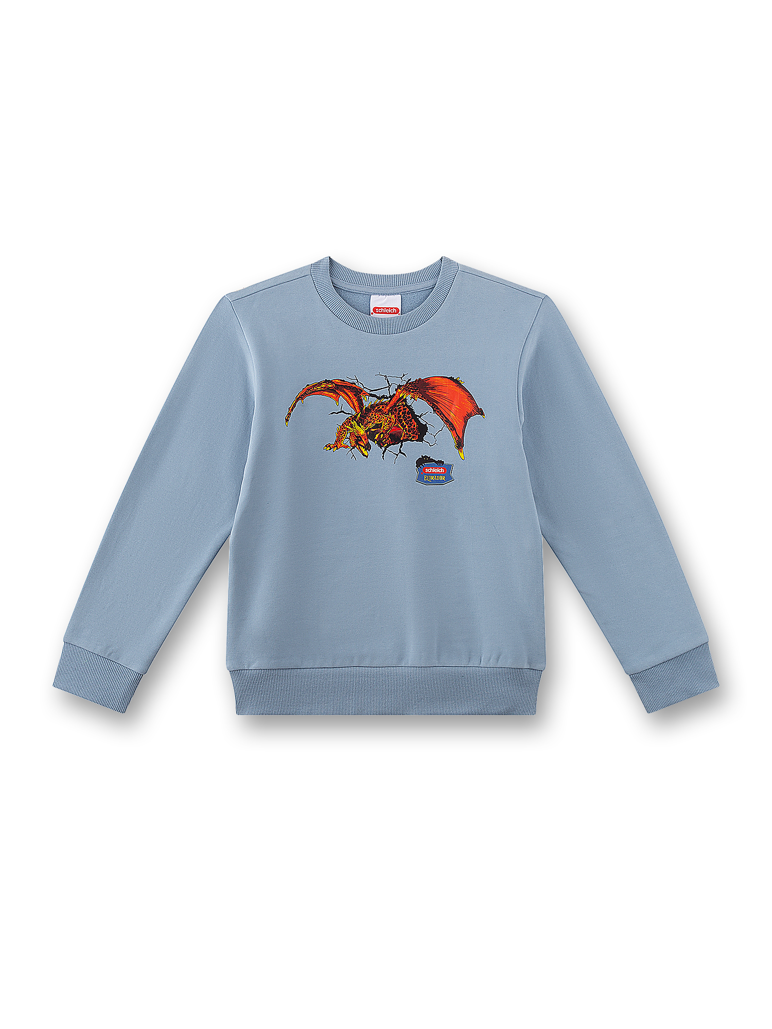 Drache, Pullover, Sweatshirt, Drachenflügel, Blau