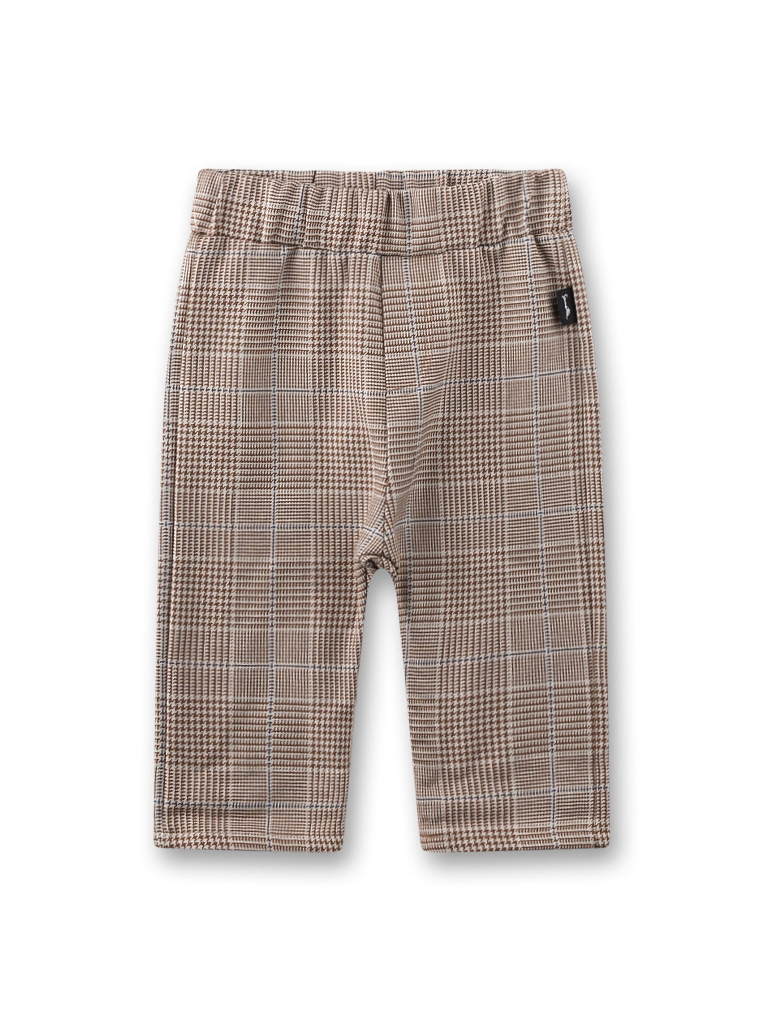 Jungen-Hose braun kariert