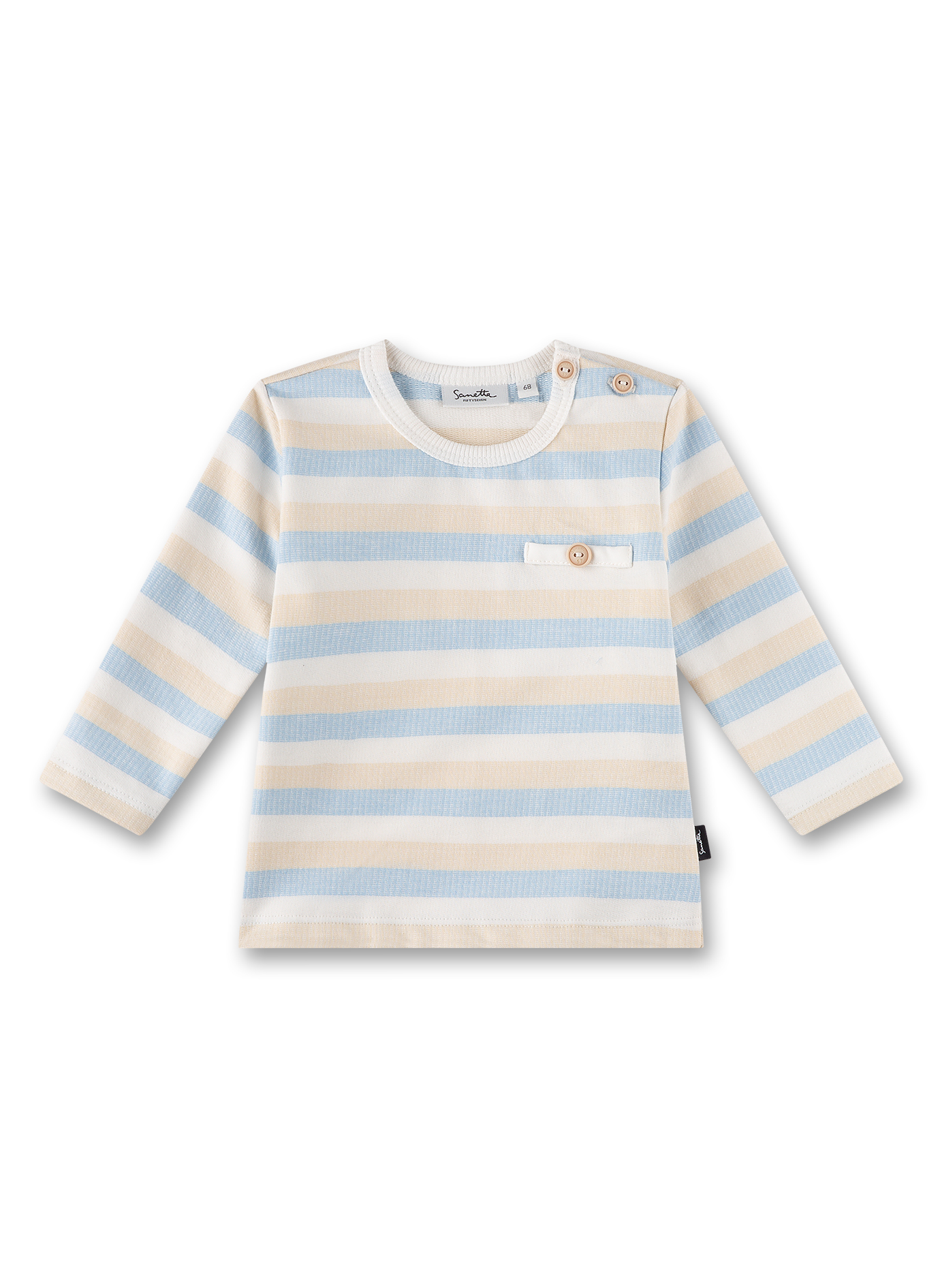 Jungen-Langarmshirt Off-White