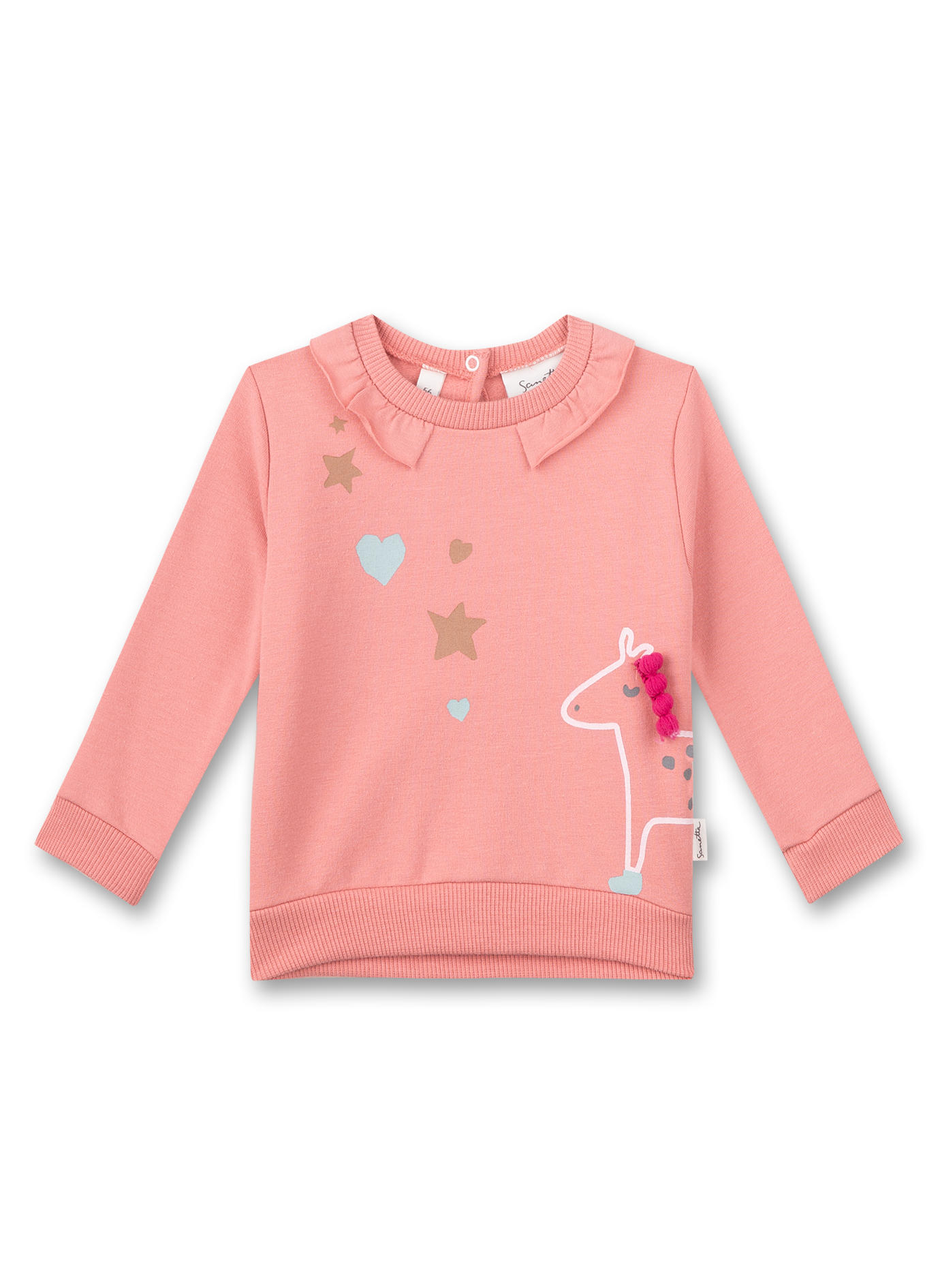 Mädchen-Sweatshirt rosa