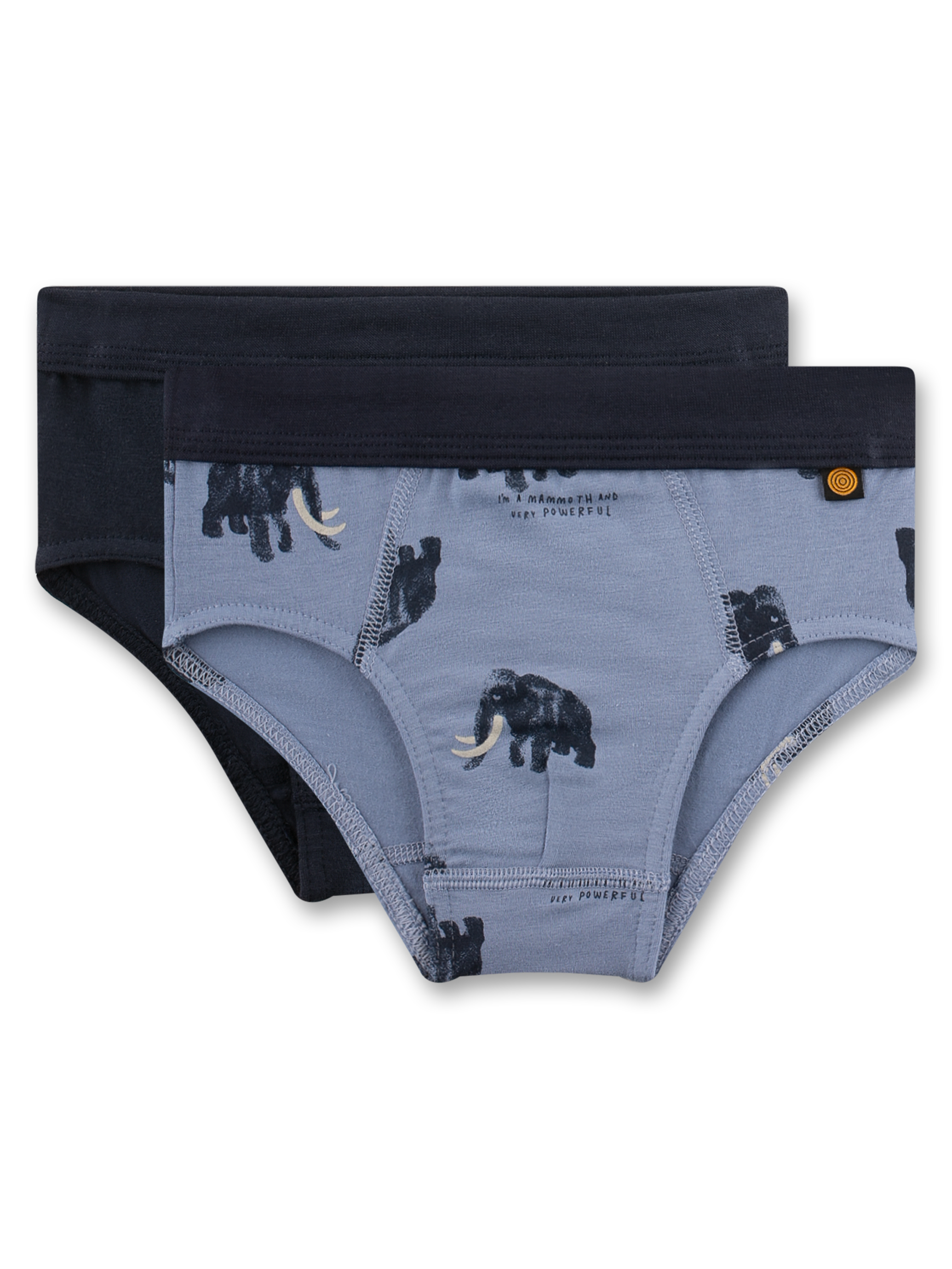 Jungen-Slips (Doppelpack) blau Mammut