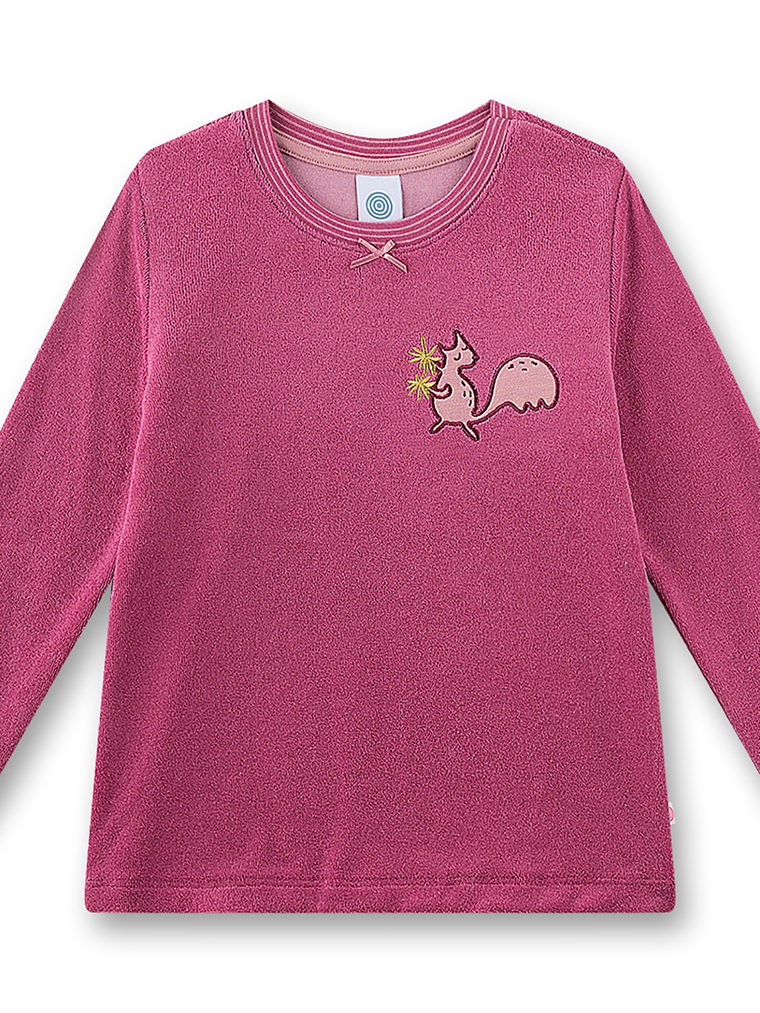 Kinderpullover, Frottee, Rosa, Einhorn, Applikation