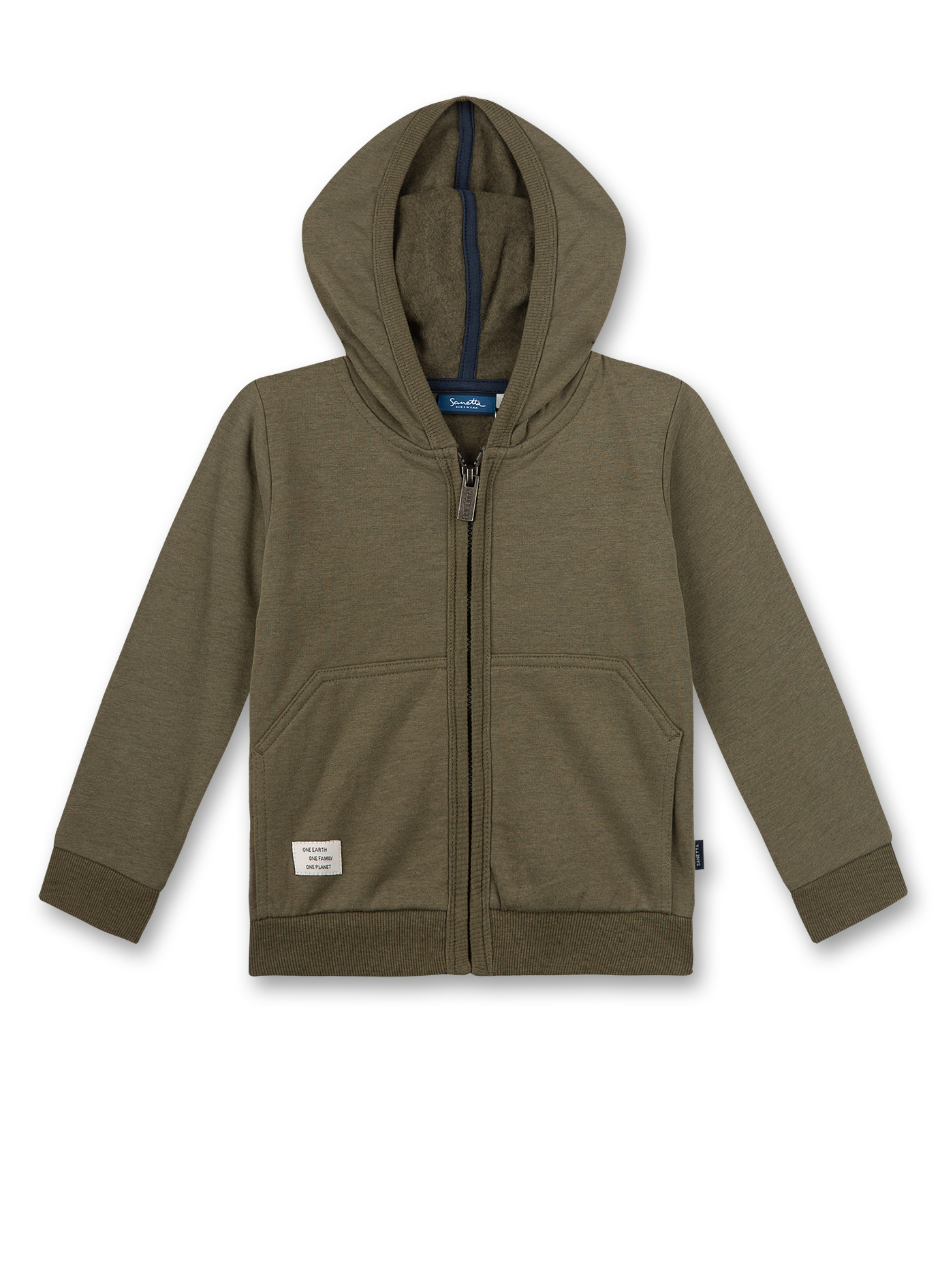 Jungen-Sweatjacke Grün Expedition