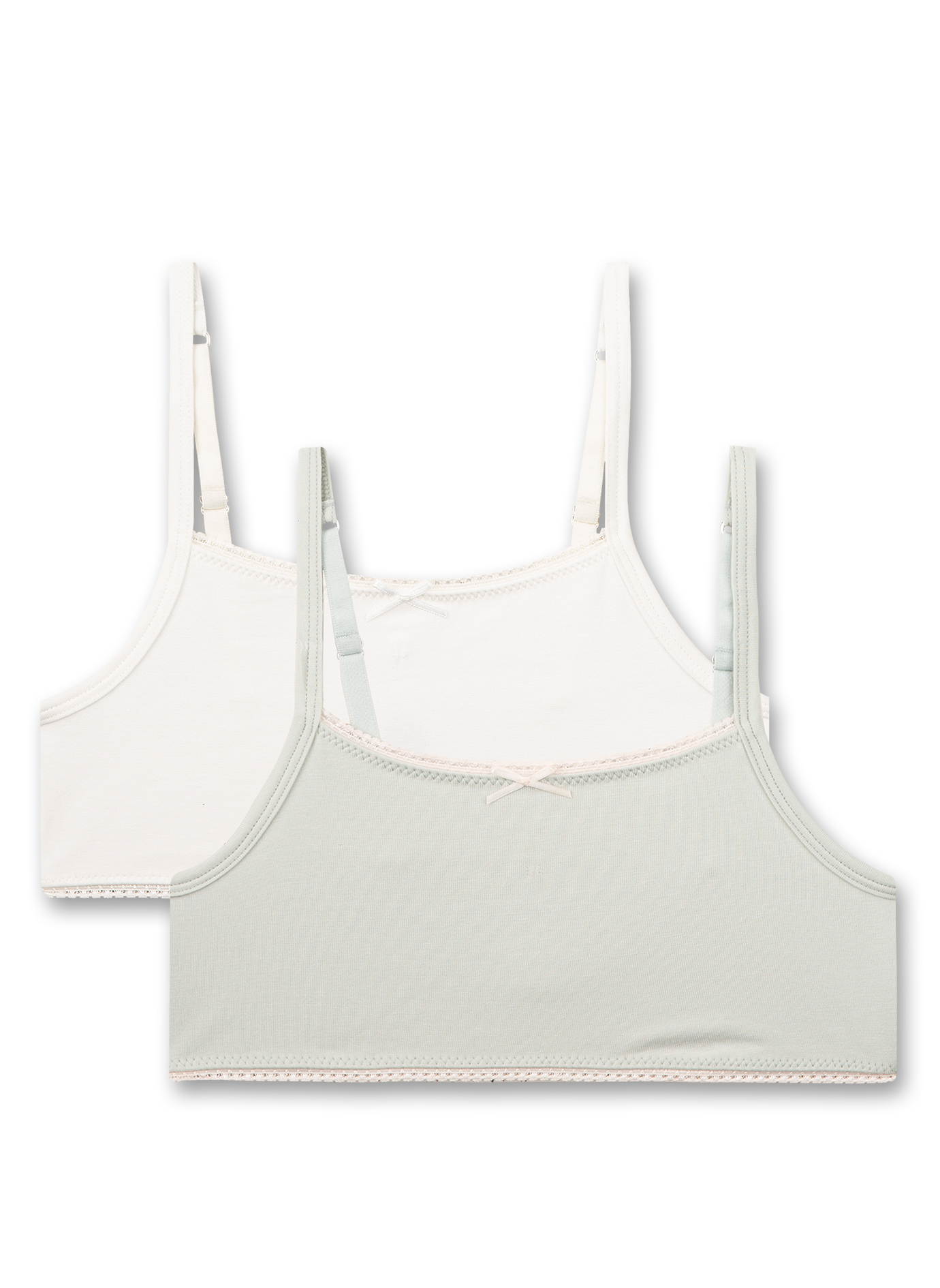 Mädchen-Bustier (Doppelpack) Grün