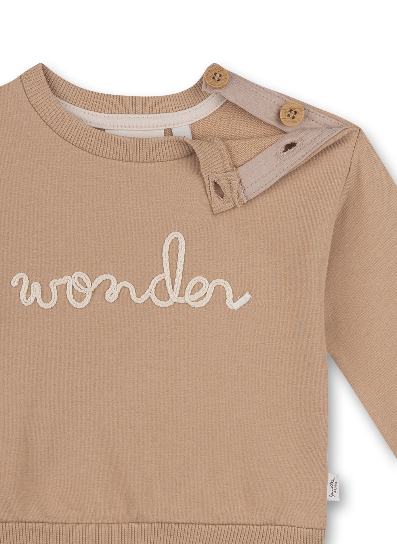 Unisex-Sweatshirt Beige