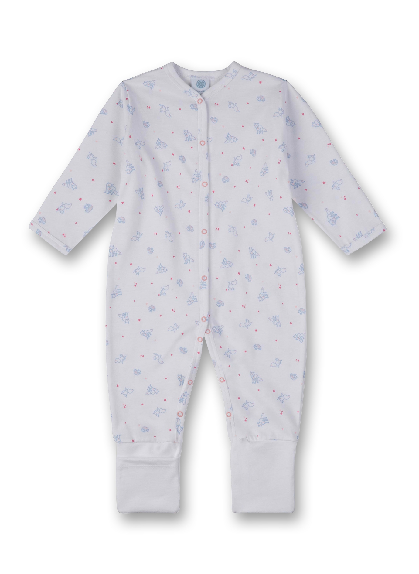 Chicco Baby-Mädchen Overall Bottone - Rosa Strampler Mit Frontknöpfen
