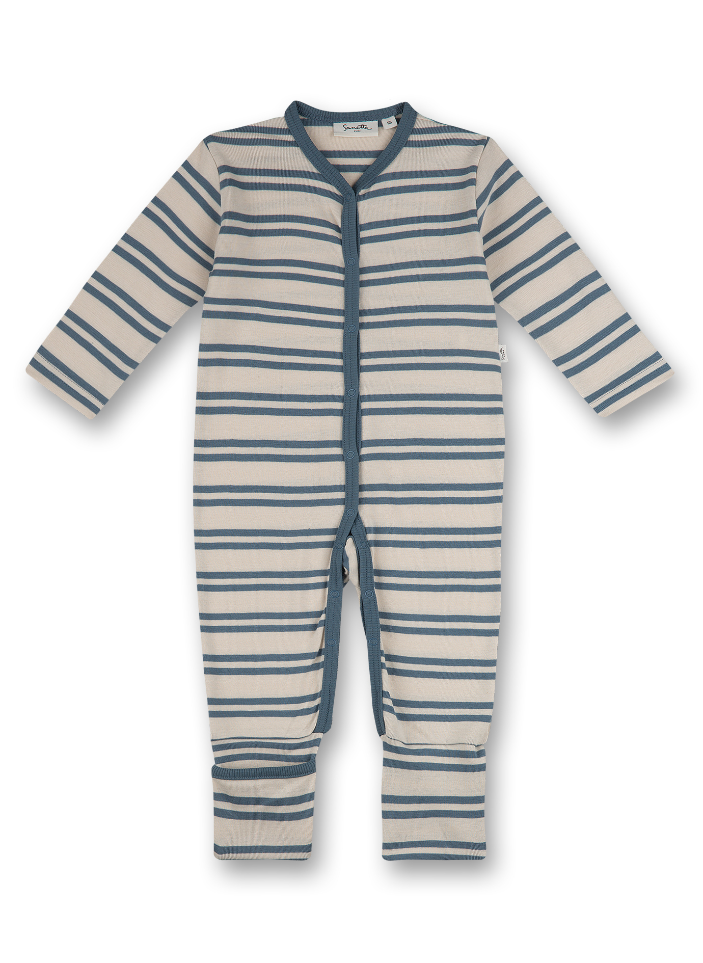 Jungen-Overall Blau Ringel