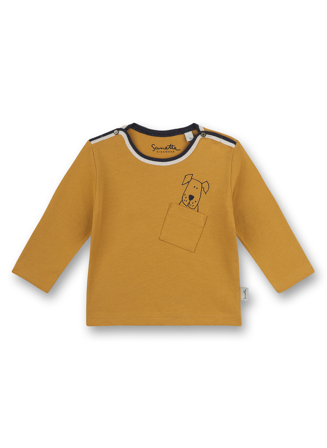Jungen-Shirt langarm Gelb Best Buddies