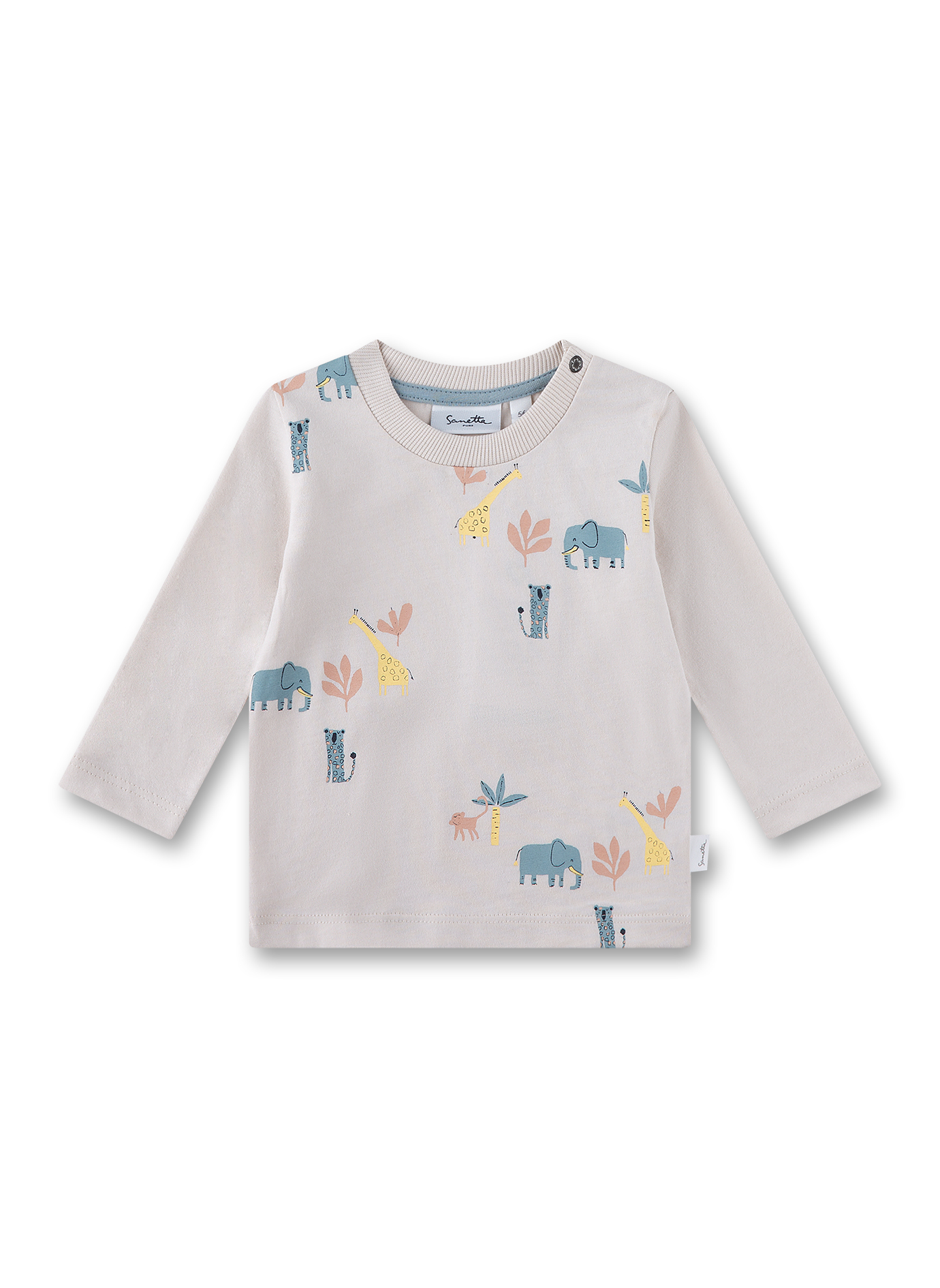 Jungen-Langarmshirt Beige