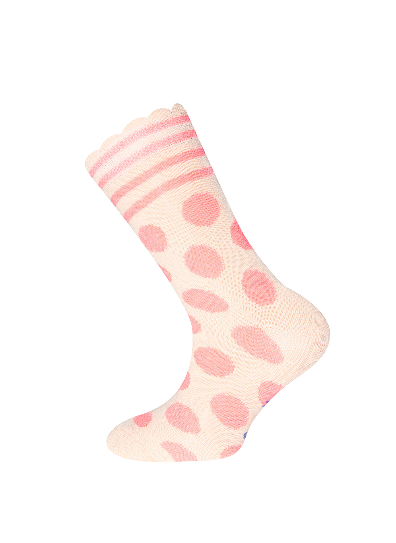 Mädchen-Socken (Doppelpack) Rosa und Dunkelgrau