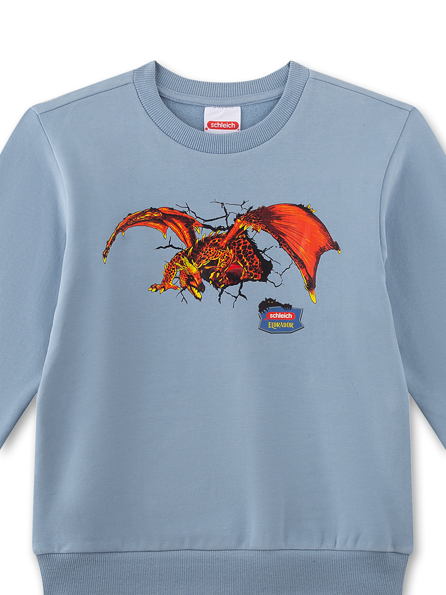Drache, Drachenprint, Knackendes Muster, Pullover, Sweatshirt
