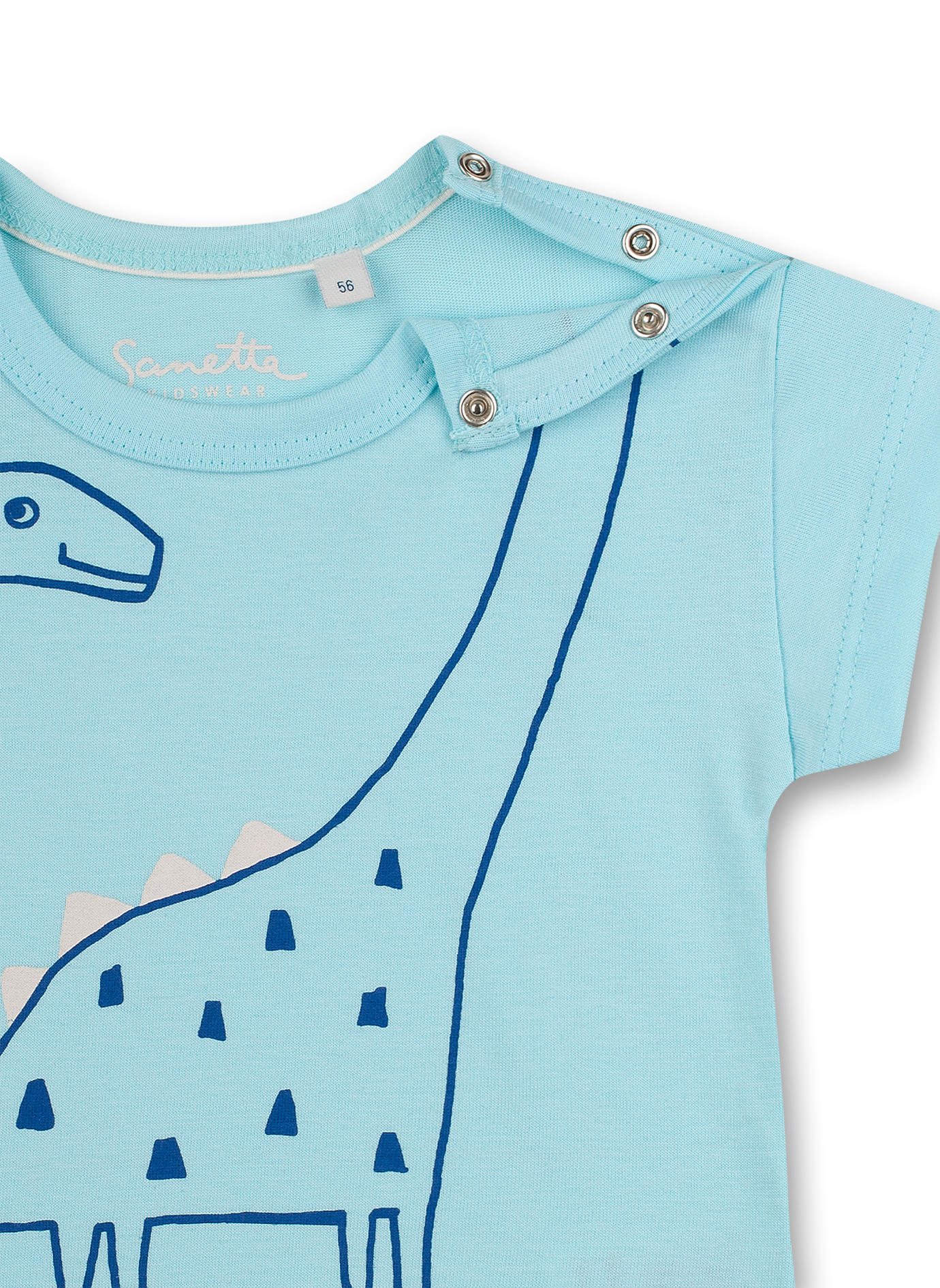 Jungen T-Shirt Hellblau Dino