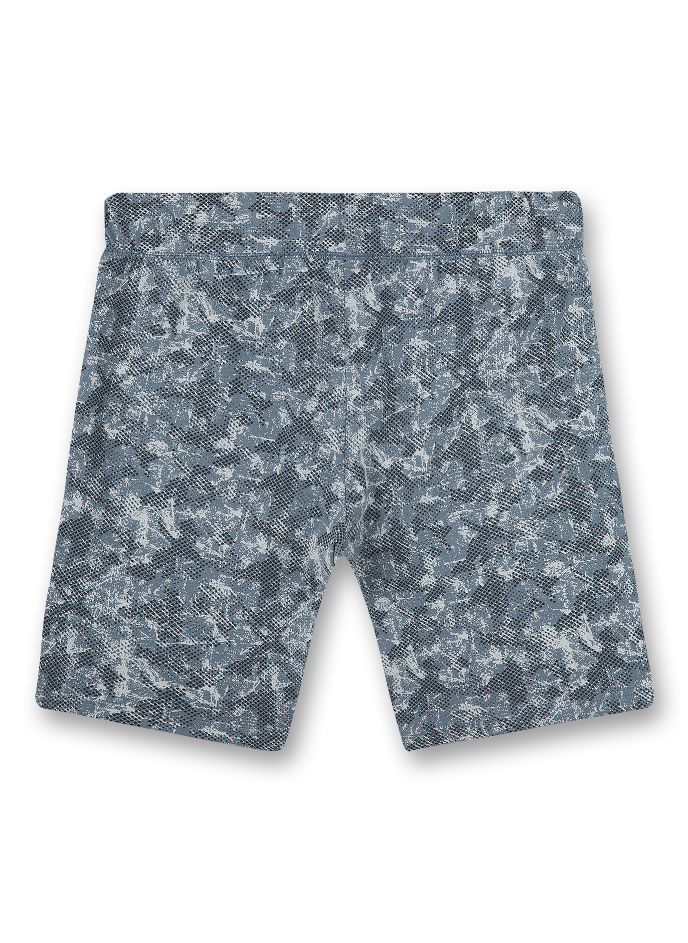 Jungen-Shorts Blau Camouflage Athleisure Urban Music