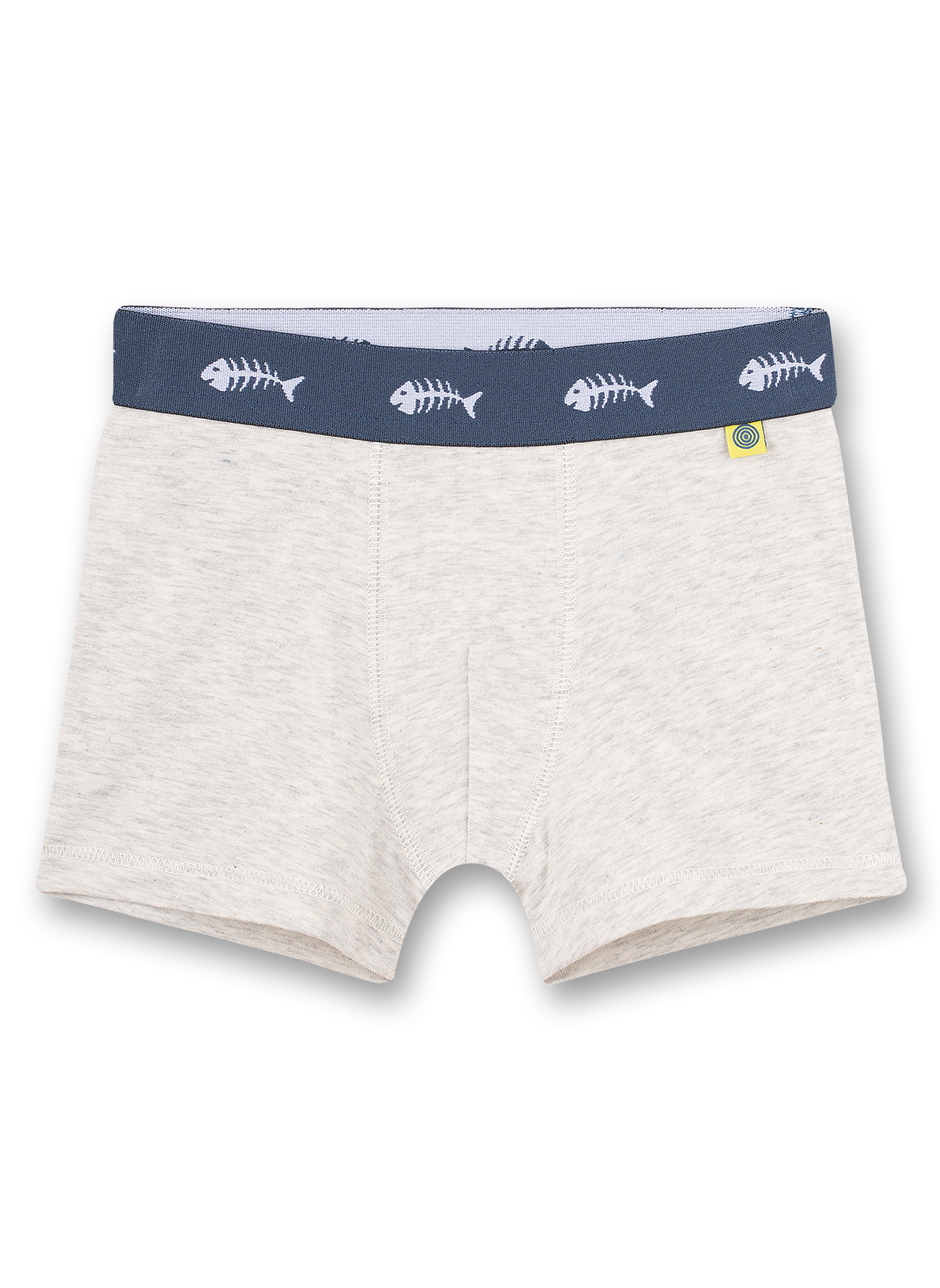 Jungen-Shorts (Doppelpack) Hellblau Graumelange