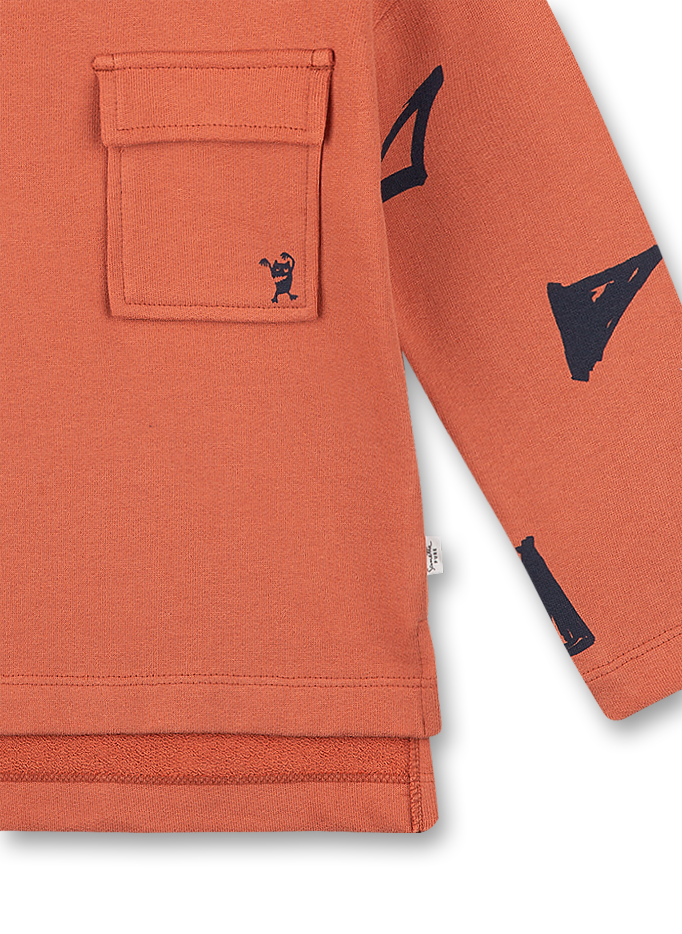 Jungen-Sweatshirt Rot