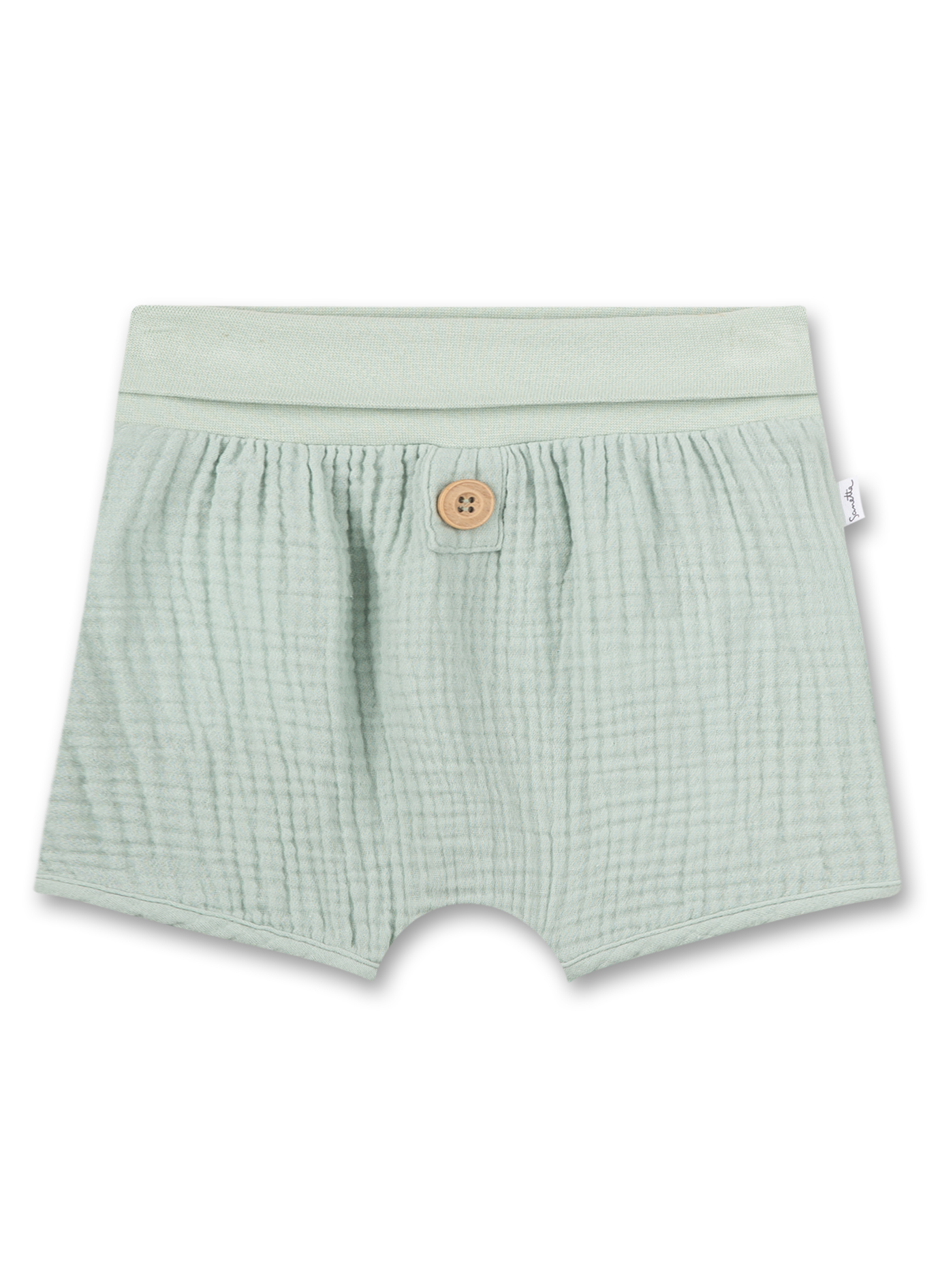 Unisex-Shorts Musselin Grün