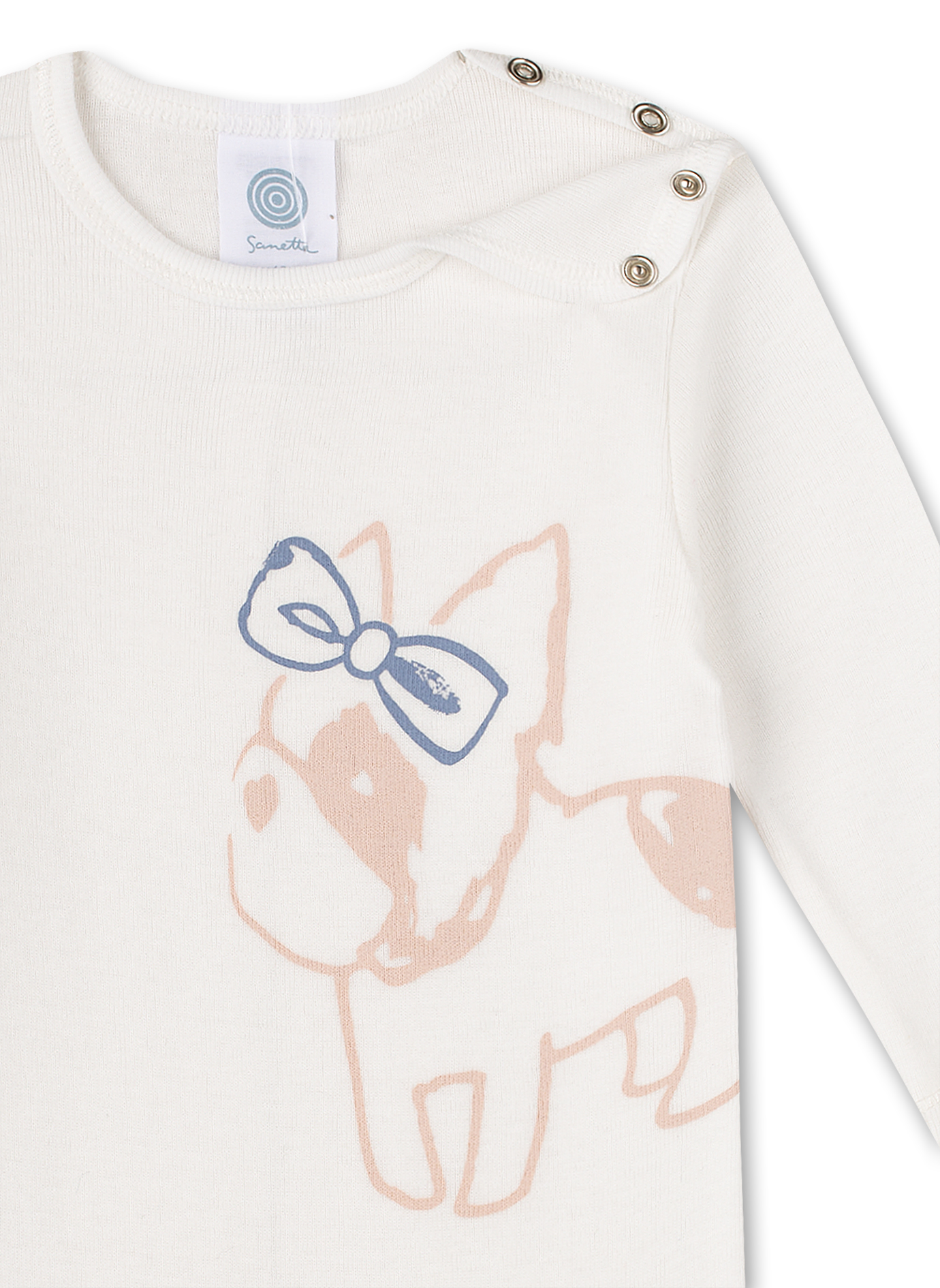 Body langarm Off-White Doodle Dog
