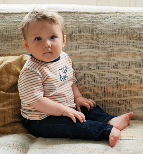 Jungen T-Shirt Off White Smart Elephant