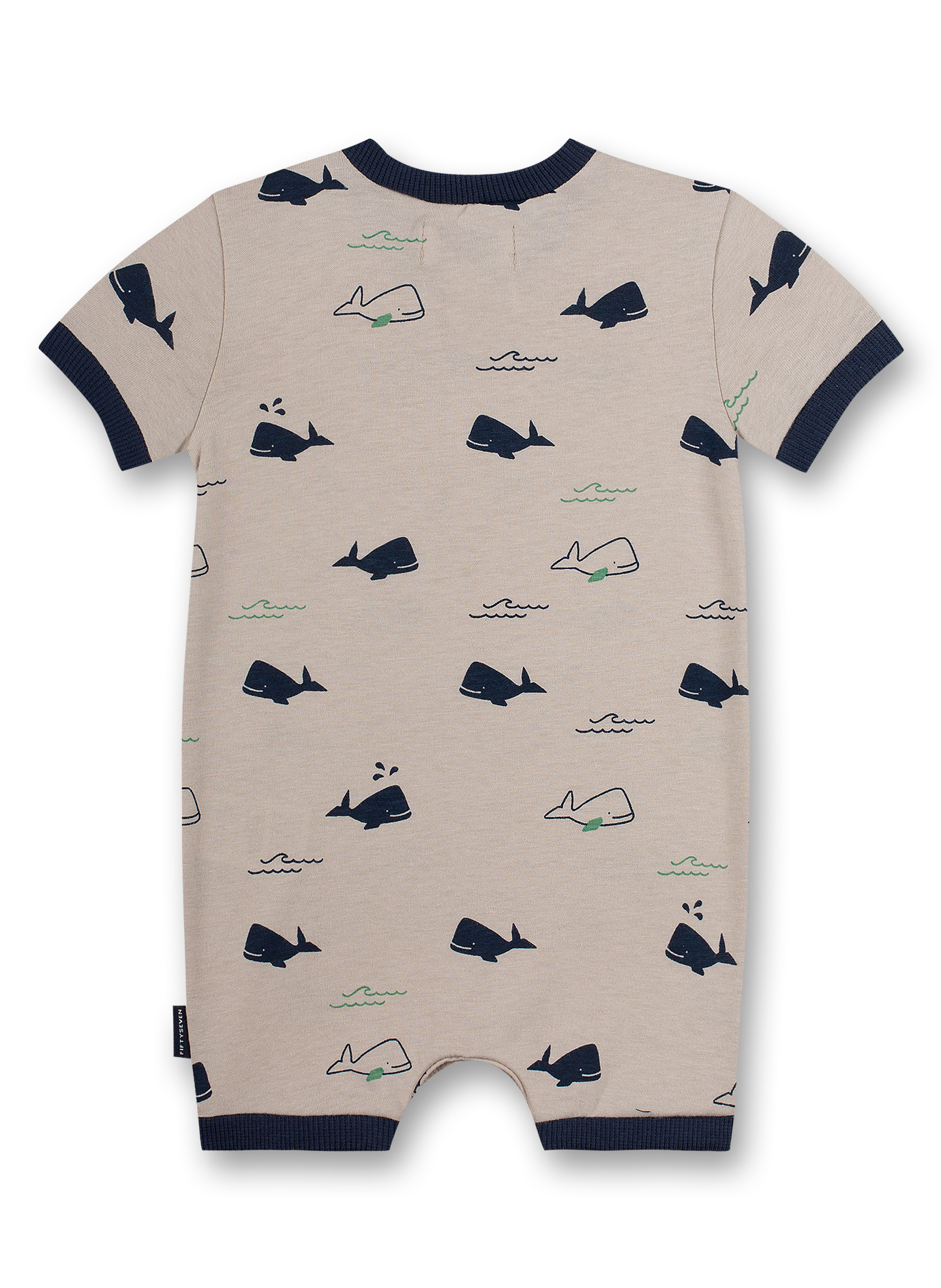 Jungen-Overall Beige Little Whale