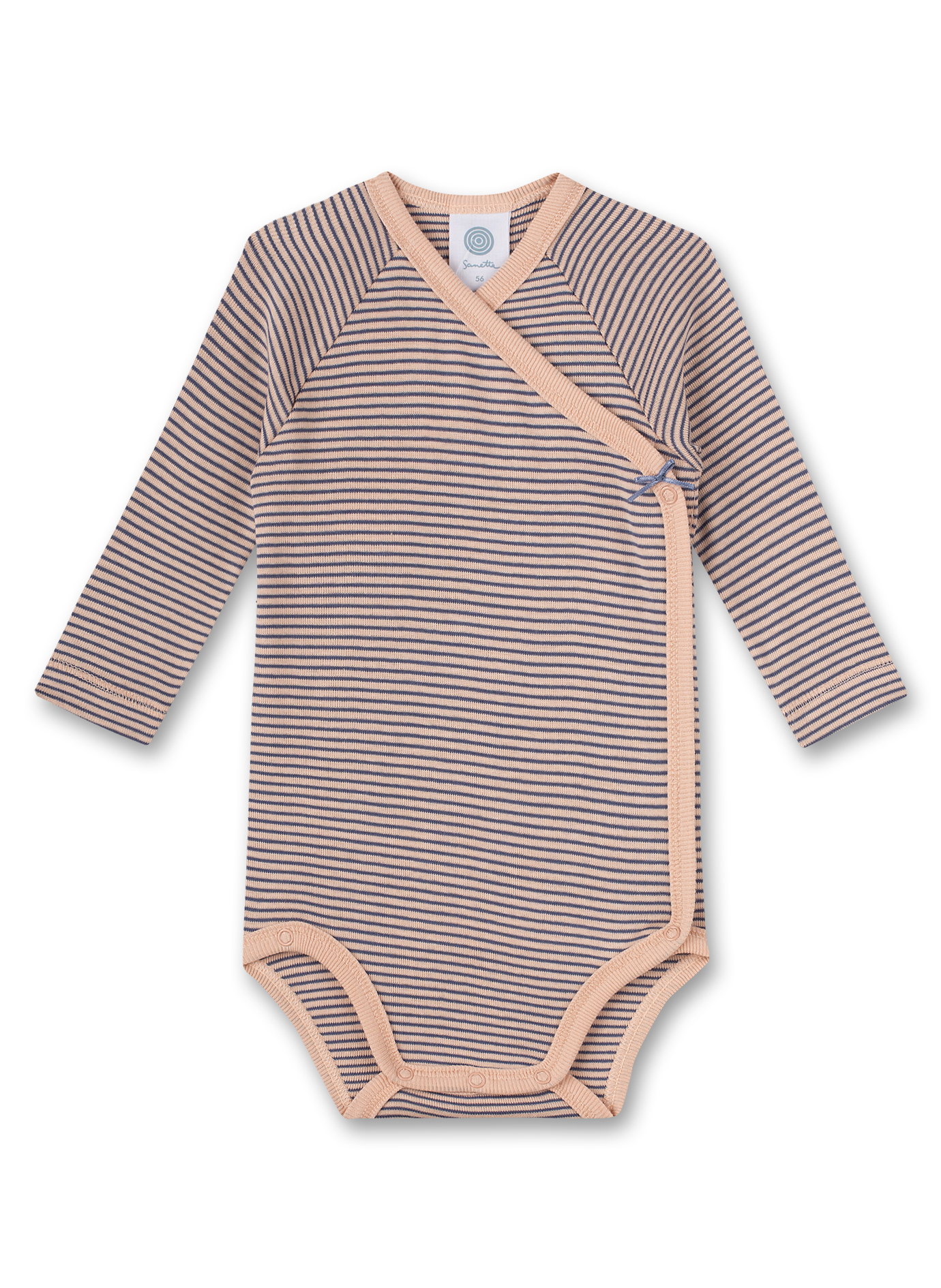 Wickelbody langarm Rosa Doodle Dog