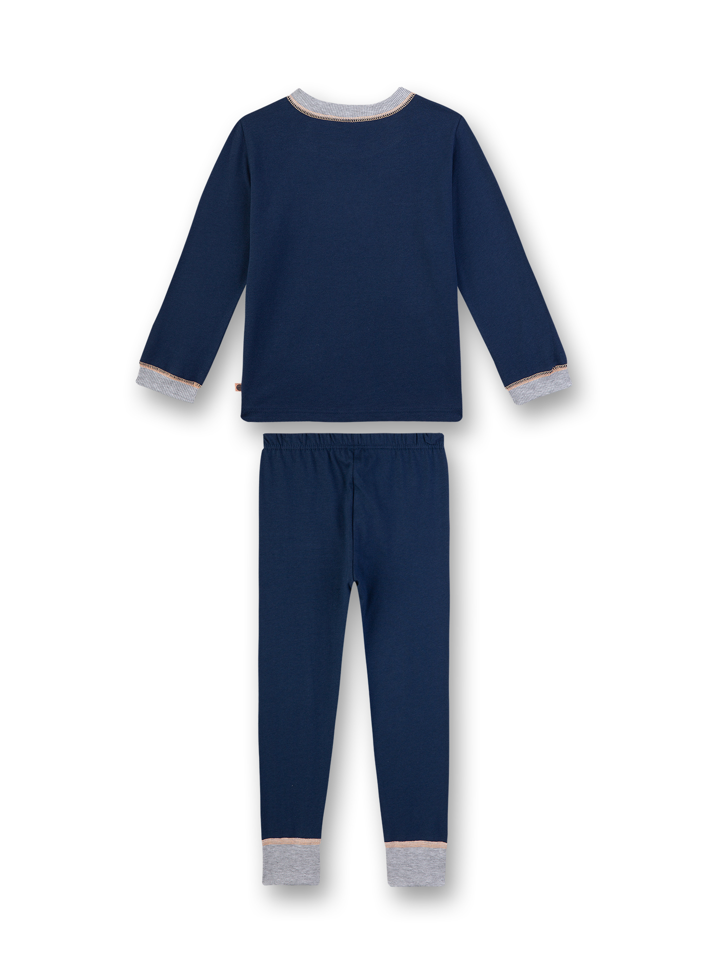 Jungen-Schlafanzug lang Blau Speedboat