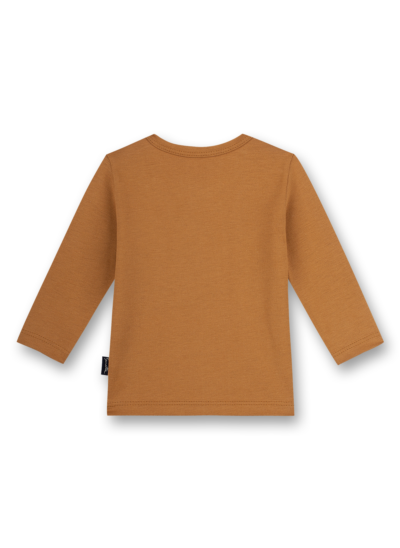 Jungen-Shirt langarm Braun Happy Bear