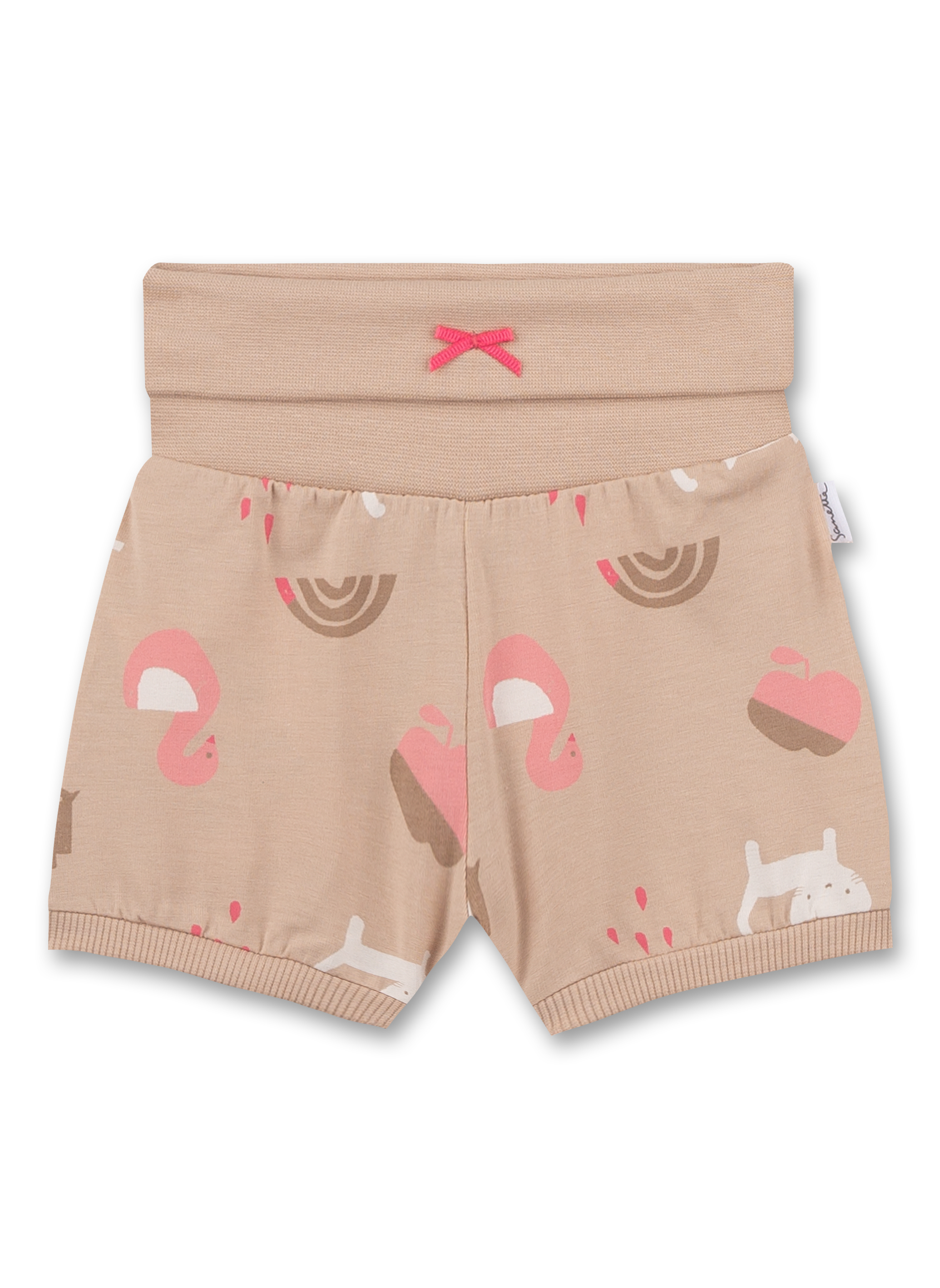 Mädchen-Shorts Beige