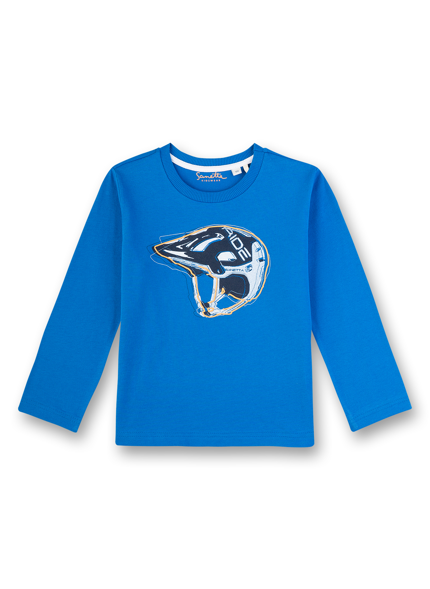 Jungen-Shirt langarm Blau Easy Riders