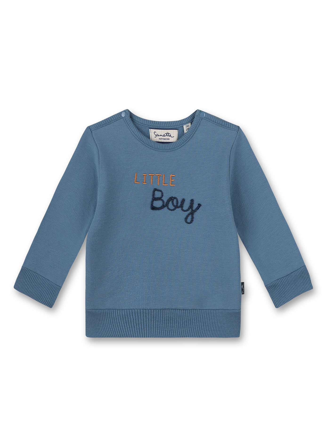 Jungen-Sweatshirt Hellblau Clever Fox