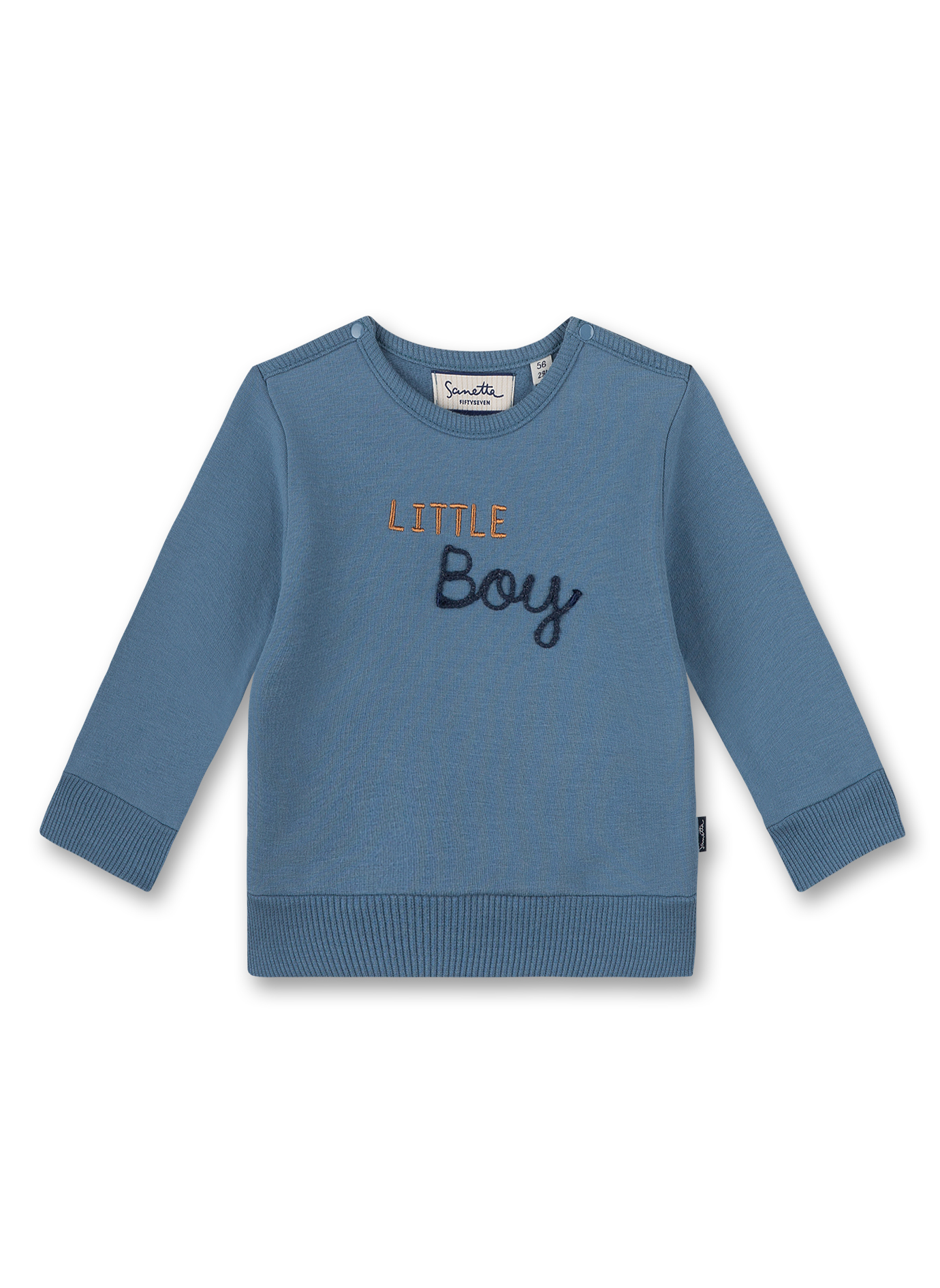 Jungen-Sweatshirt Hellblau Clever Fox