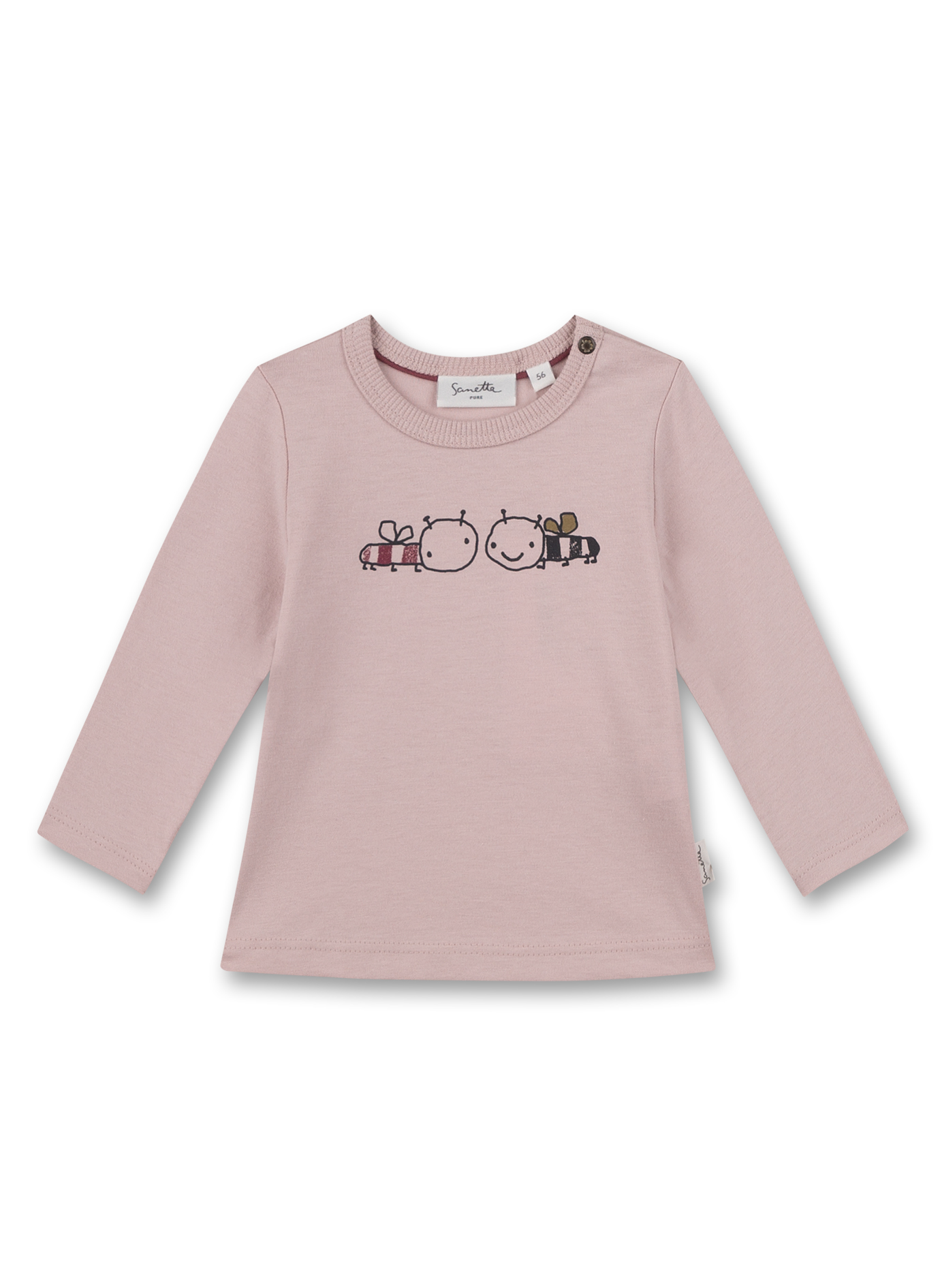 Mädchen-Langarmshirt Rosa