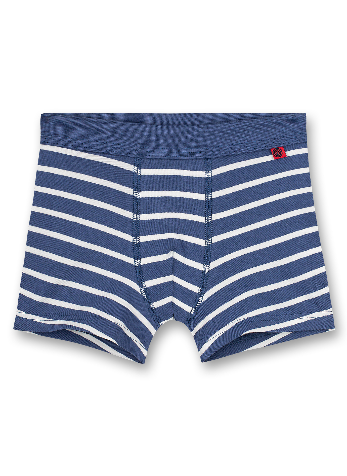 Jungen-Shorts (Dreierpack) Blau Blau Ringel und Graumelange