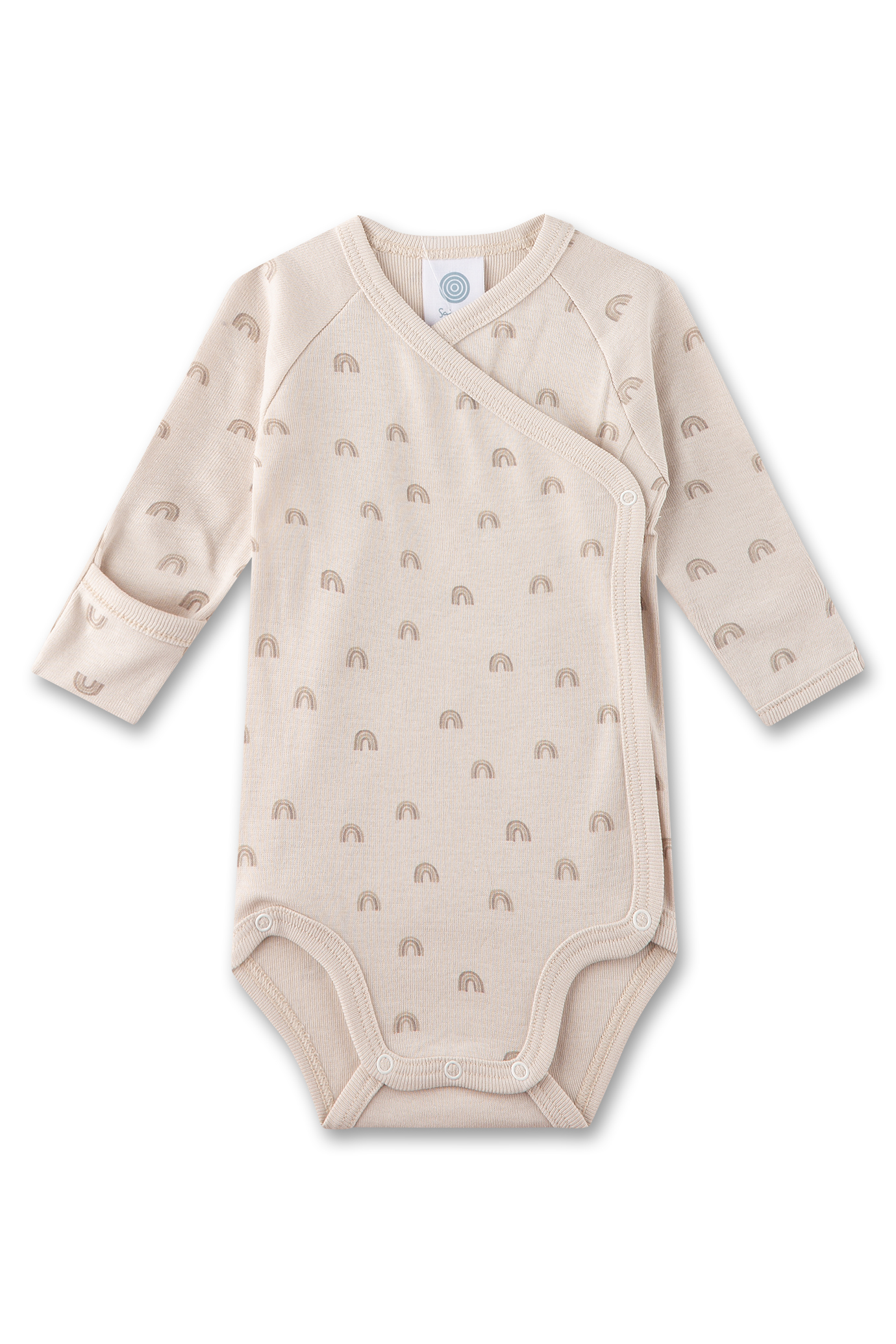 Baby-Wickelbody beige