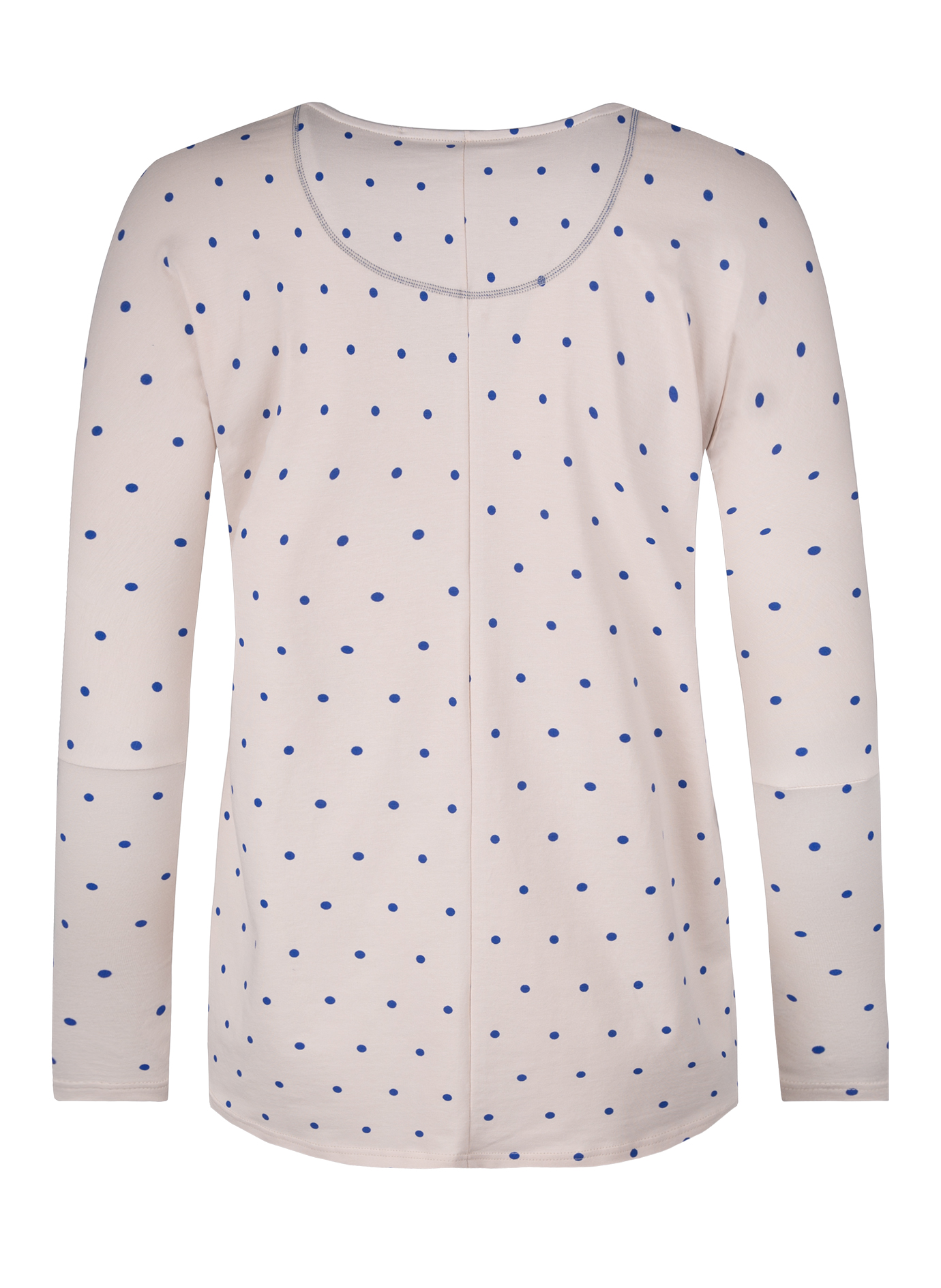 Damen-Langarmshirt Beige Dots