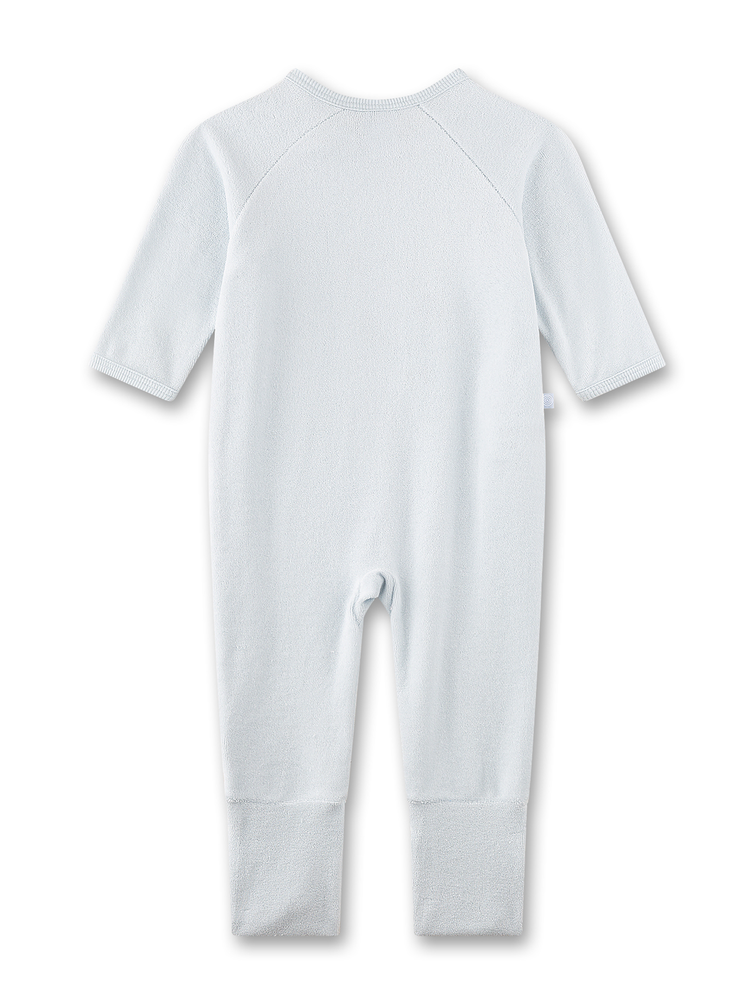 Baby, Romper, Langarm, Hellblau, Fußfüßig