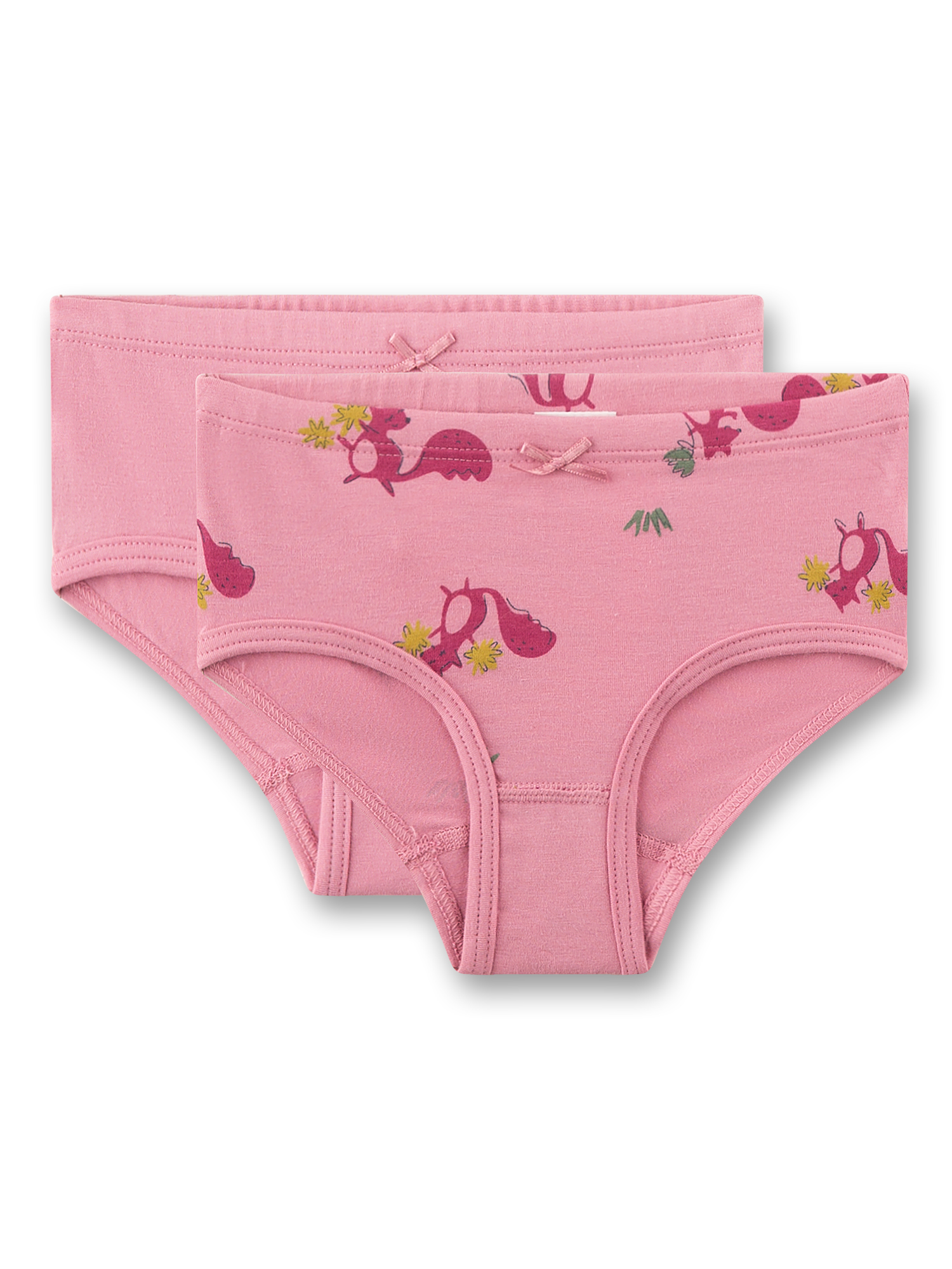 Kinderunterwäsche, Höschen, Pink, Dinosaurier-Druck, Baumwolle